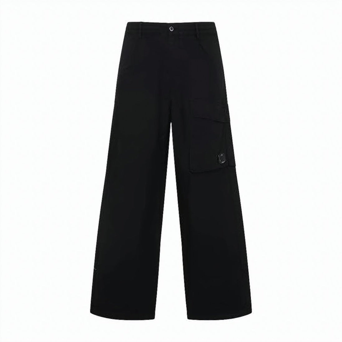 Straight-Leg Pants with Flap Pocket
