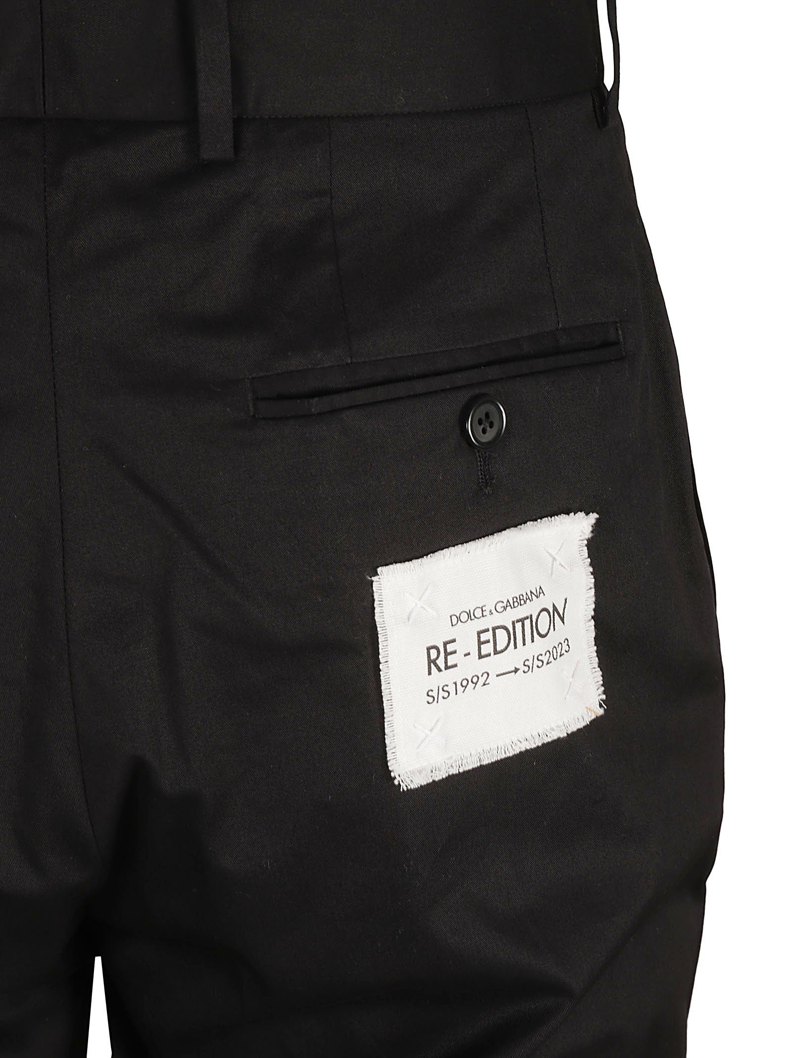 Tailored Black Trousers With Smooth Texture