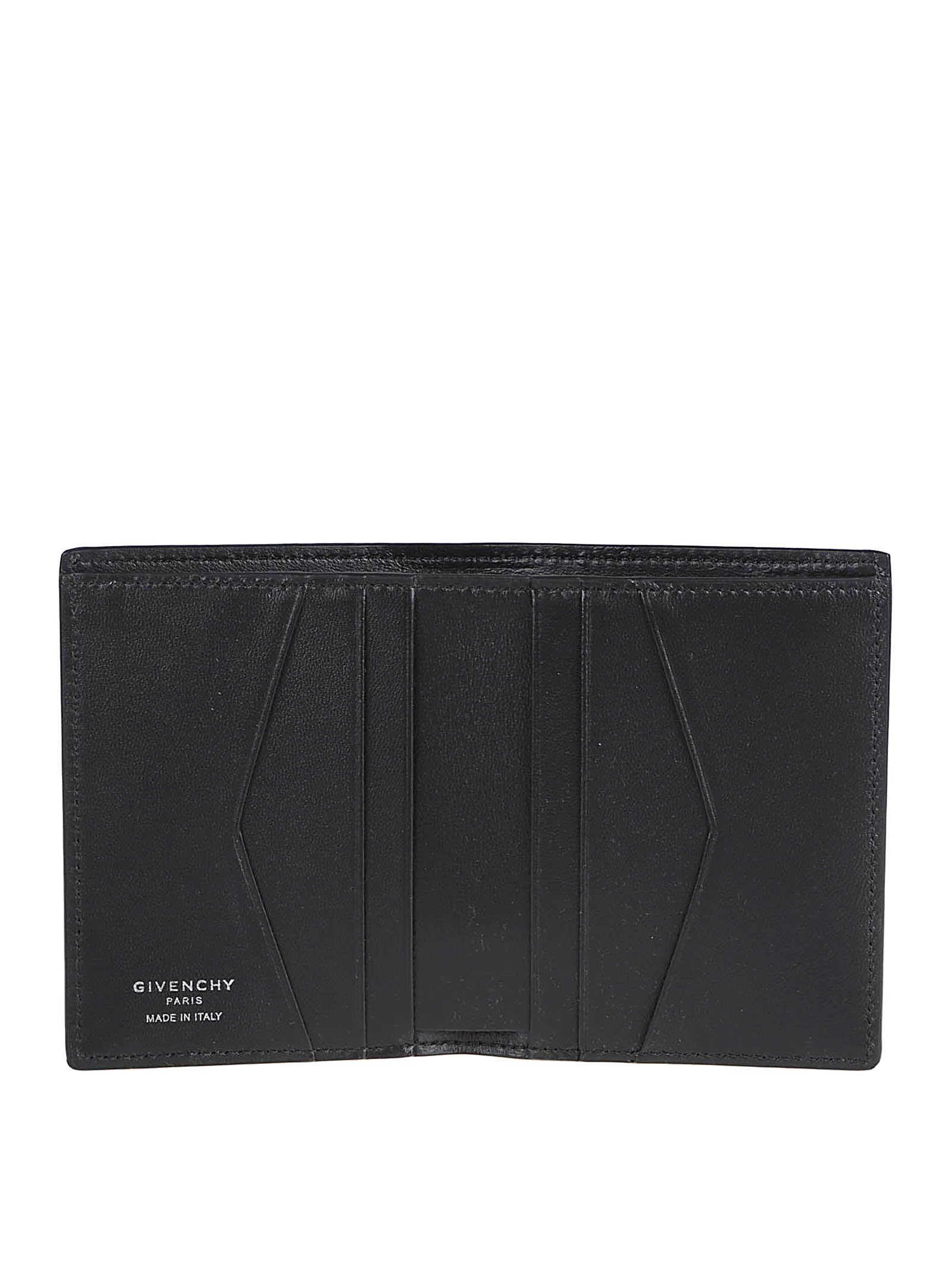 Textured Black Calf Leather Bifold Wallet