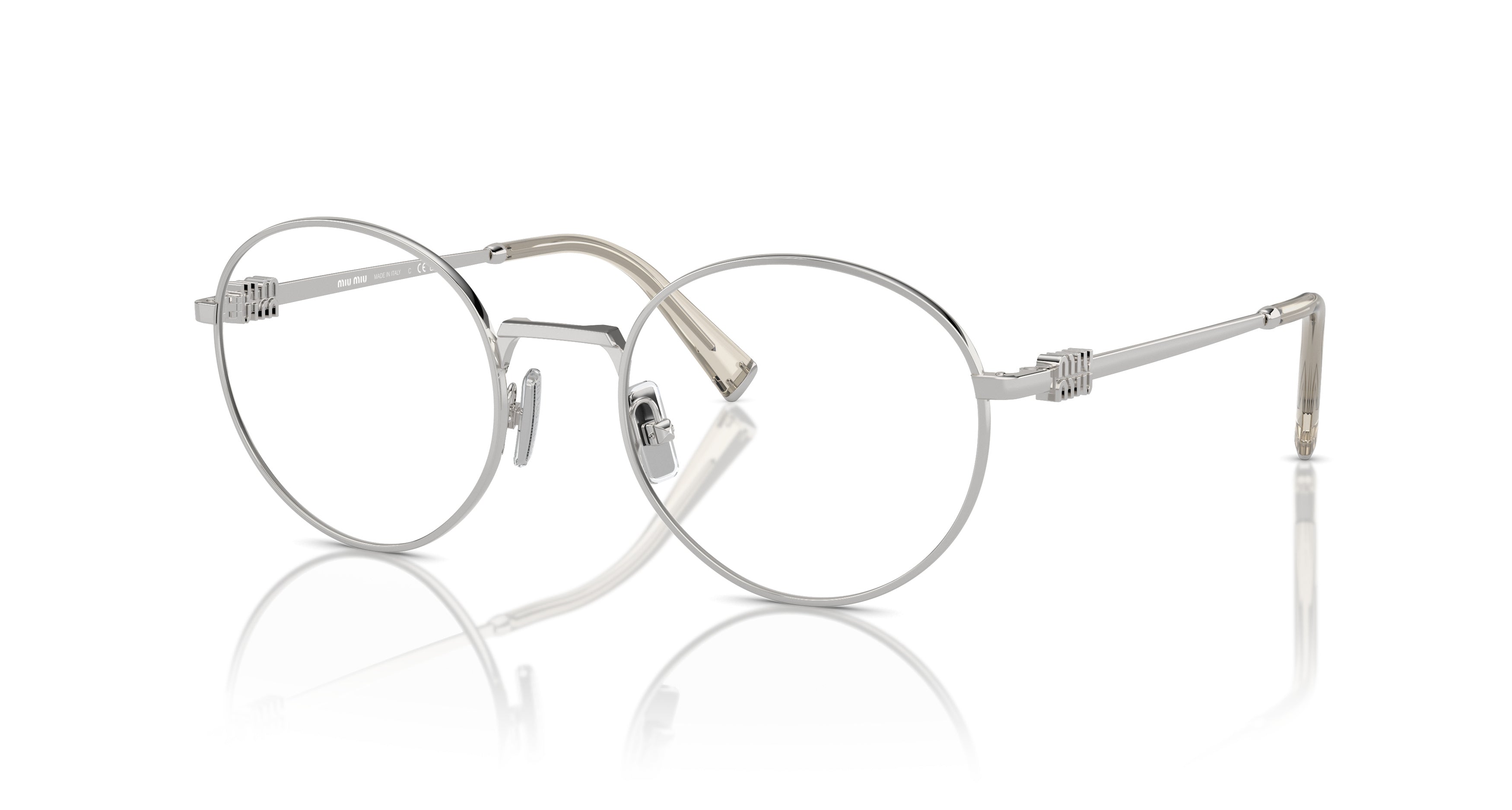 0mu 52xv Round Metal Frame Sunglasses