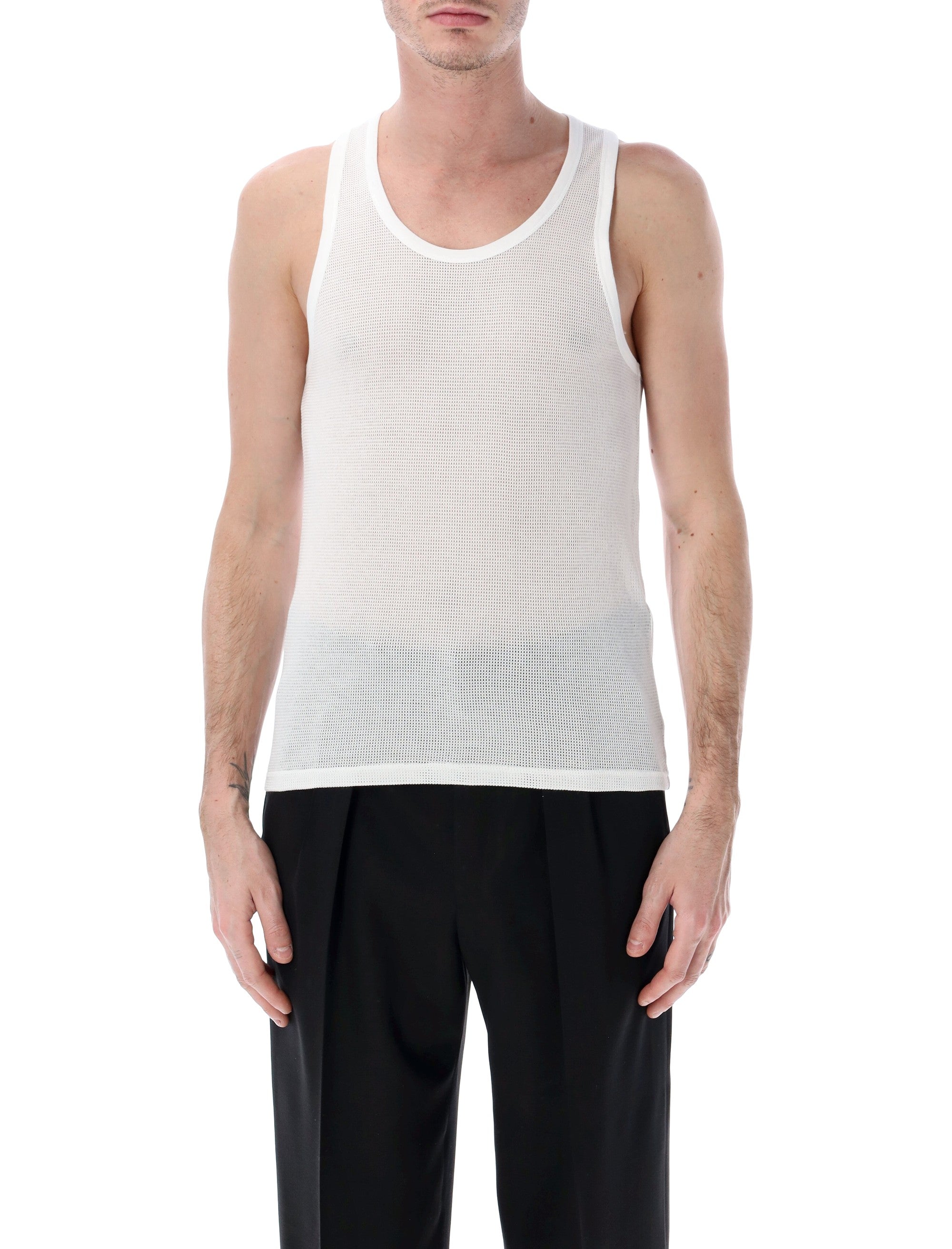 Cotton Mesh Tank