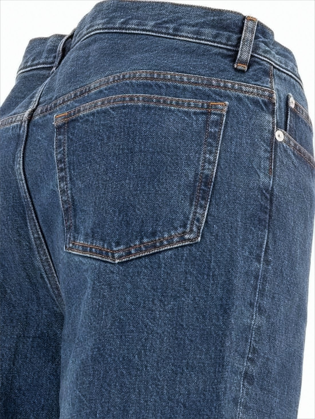 Classic Straight-Leg Denim Pants