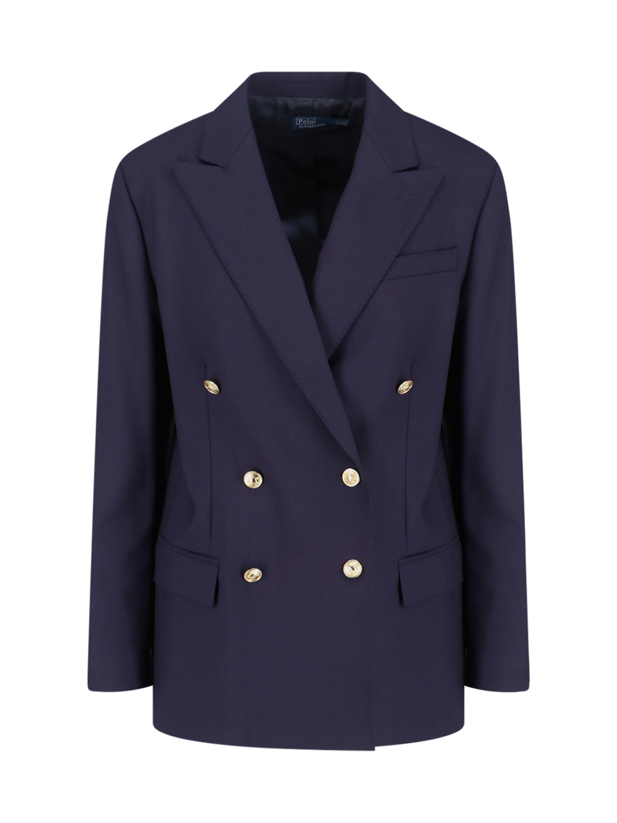 Double-Breasted Wool Blazer with Tailored Fit