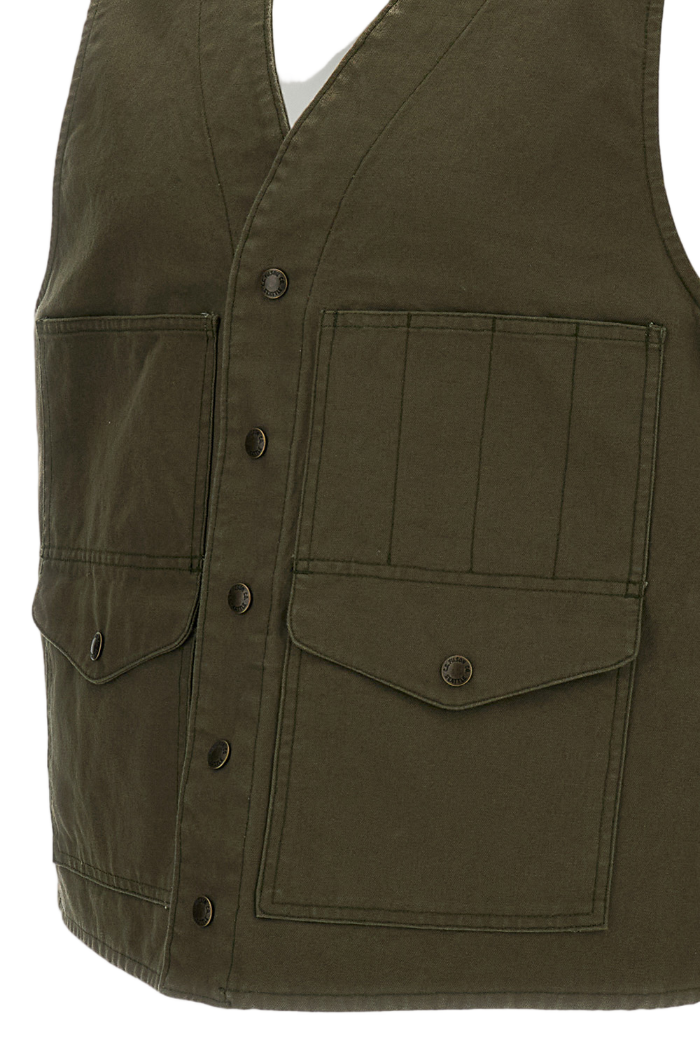 Green Cotton Sports Vest