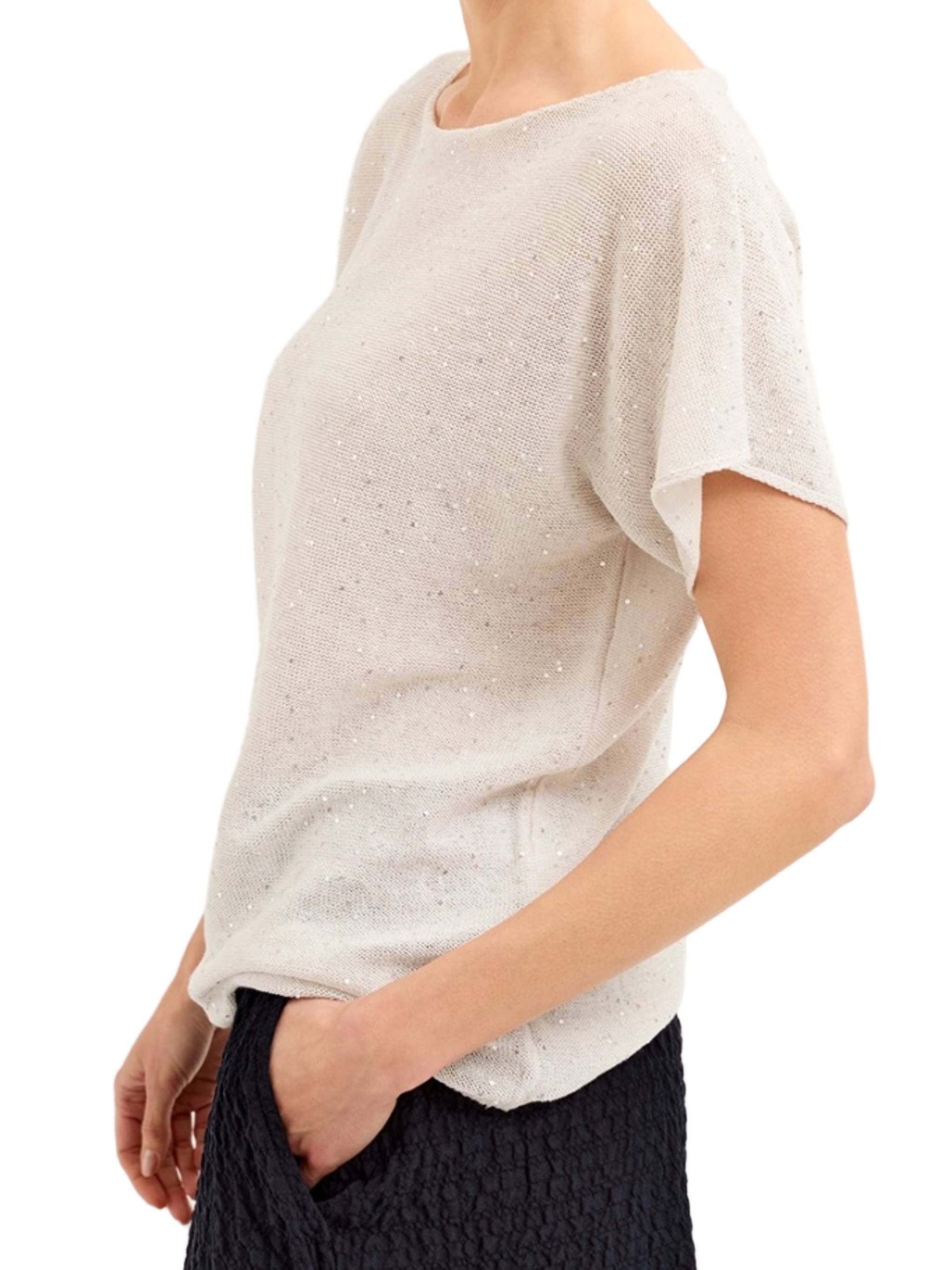 Relaxed Fit Textured Knit Top