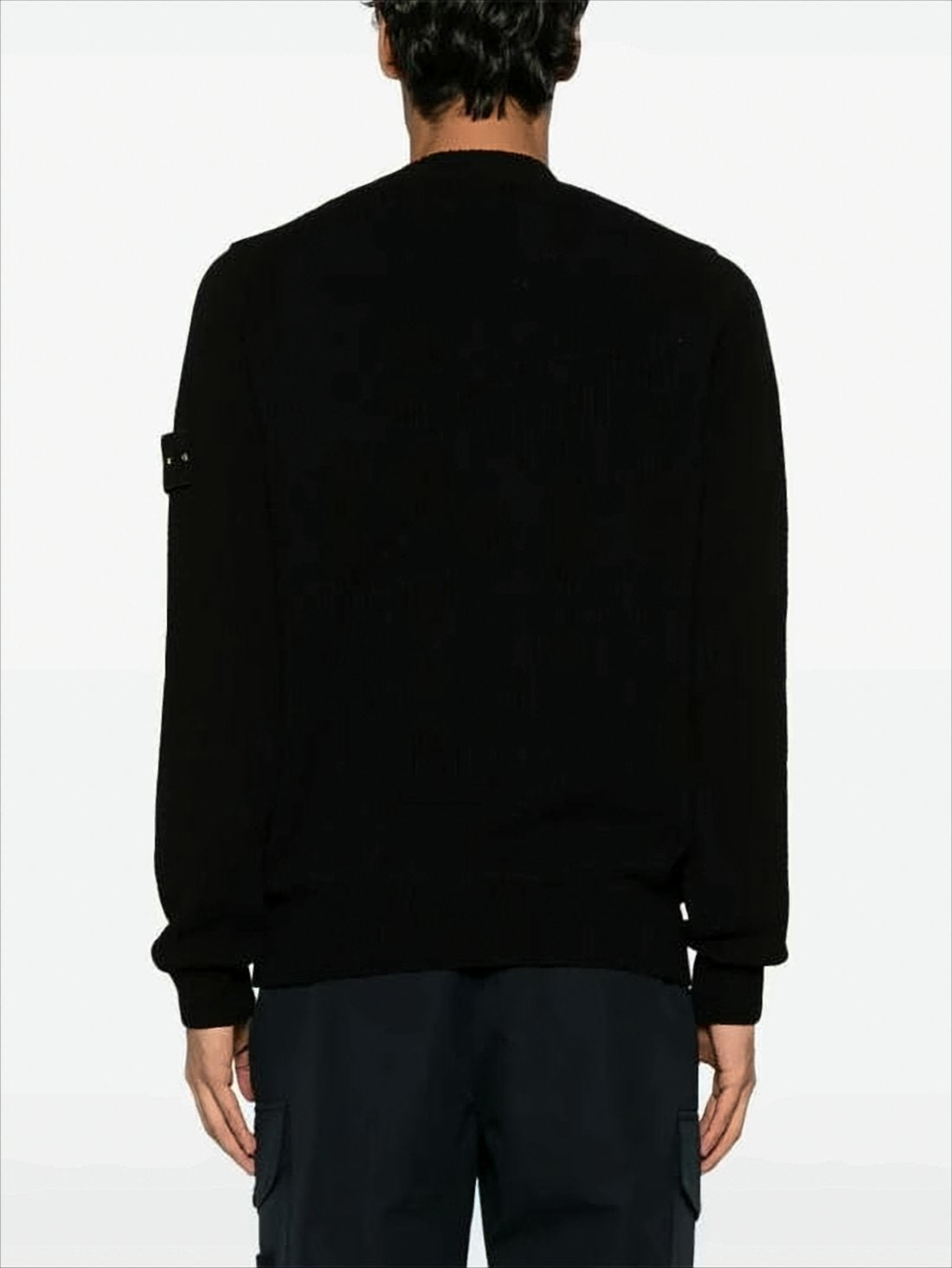 Classic Black Crewneck Sweater