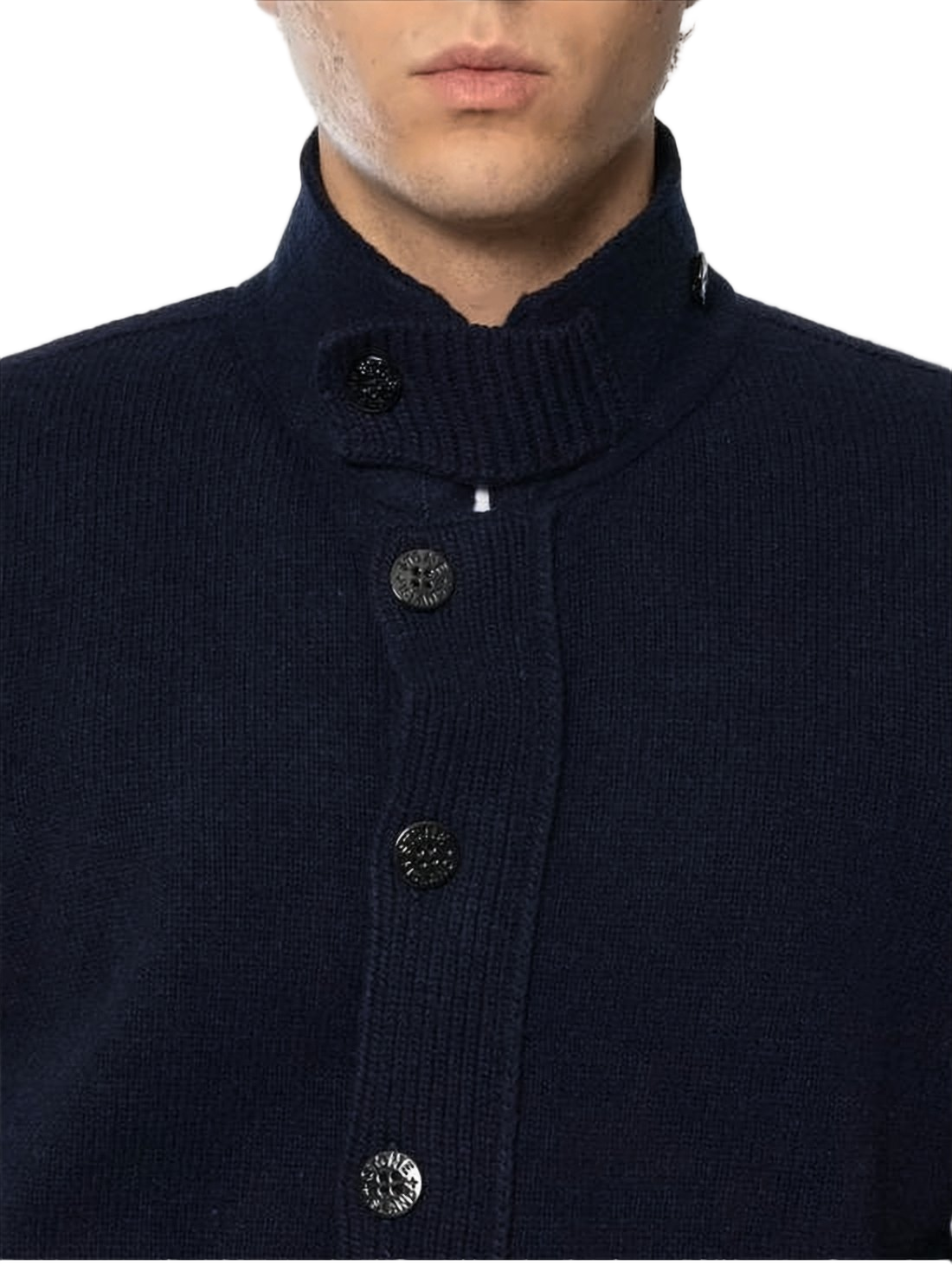 Deep Navy Knit Cardigan