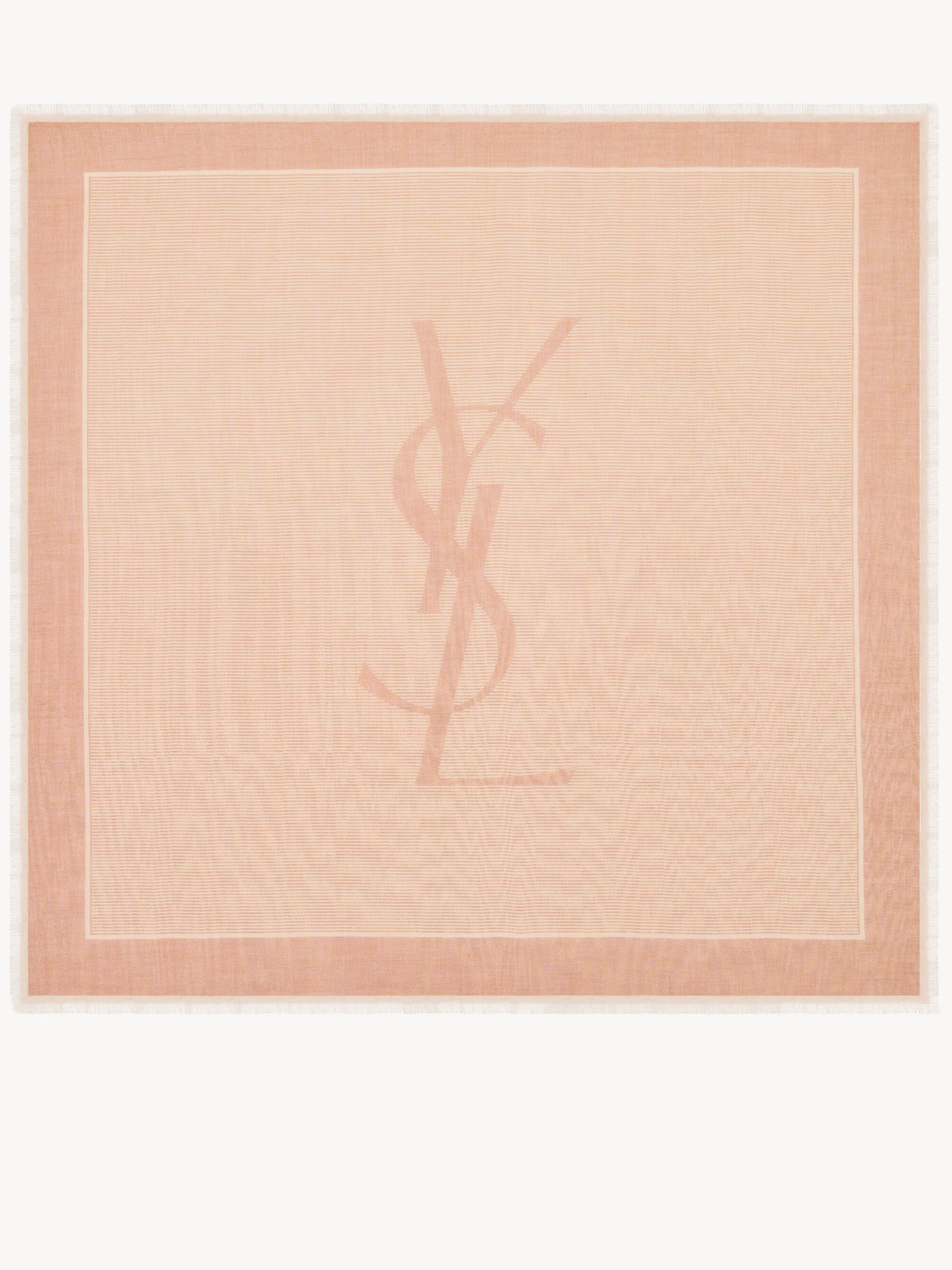 Grand Carre Rayures Striped Scarf