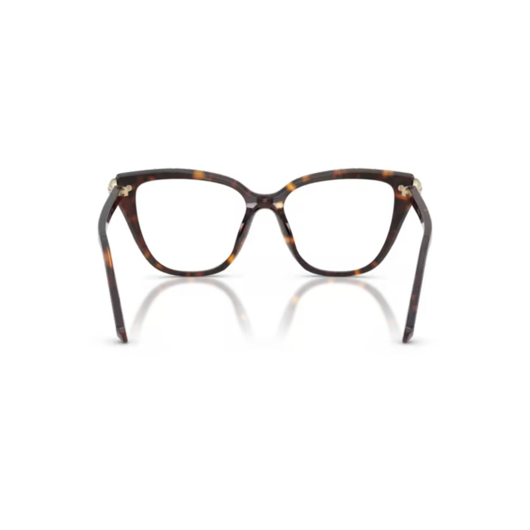 0sk2045 Cat-Eye Tortoiseshell Acetate Eyeglasses