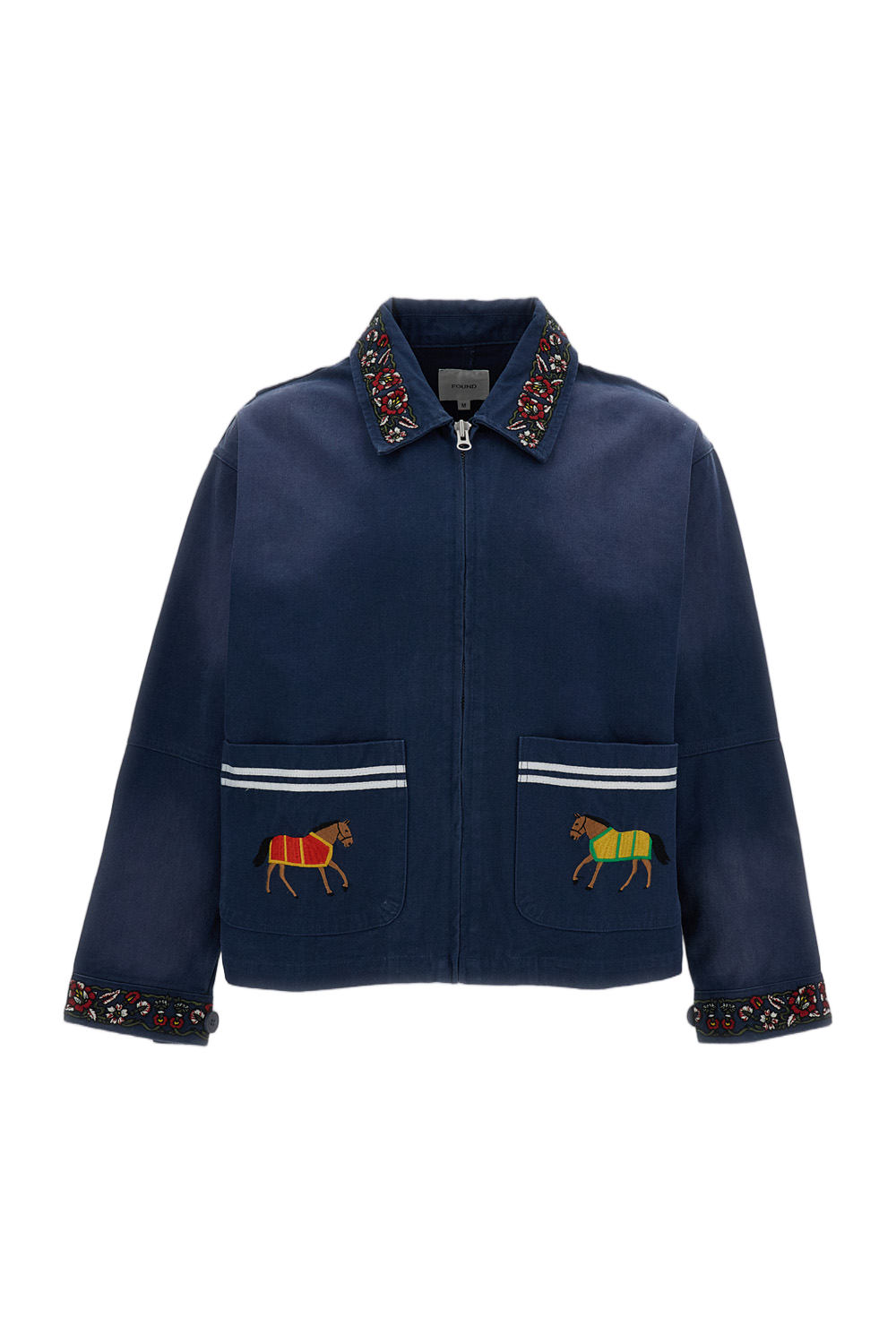 Equestrian-Inspired Cotton Twill Work Jacket