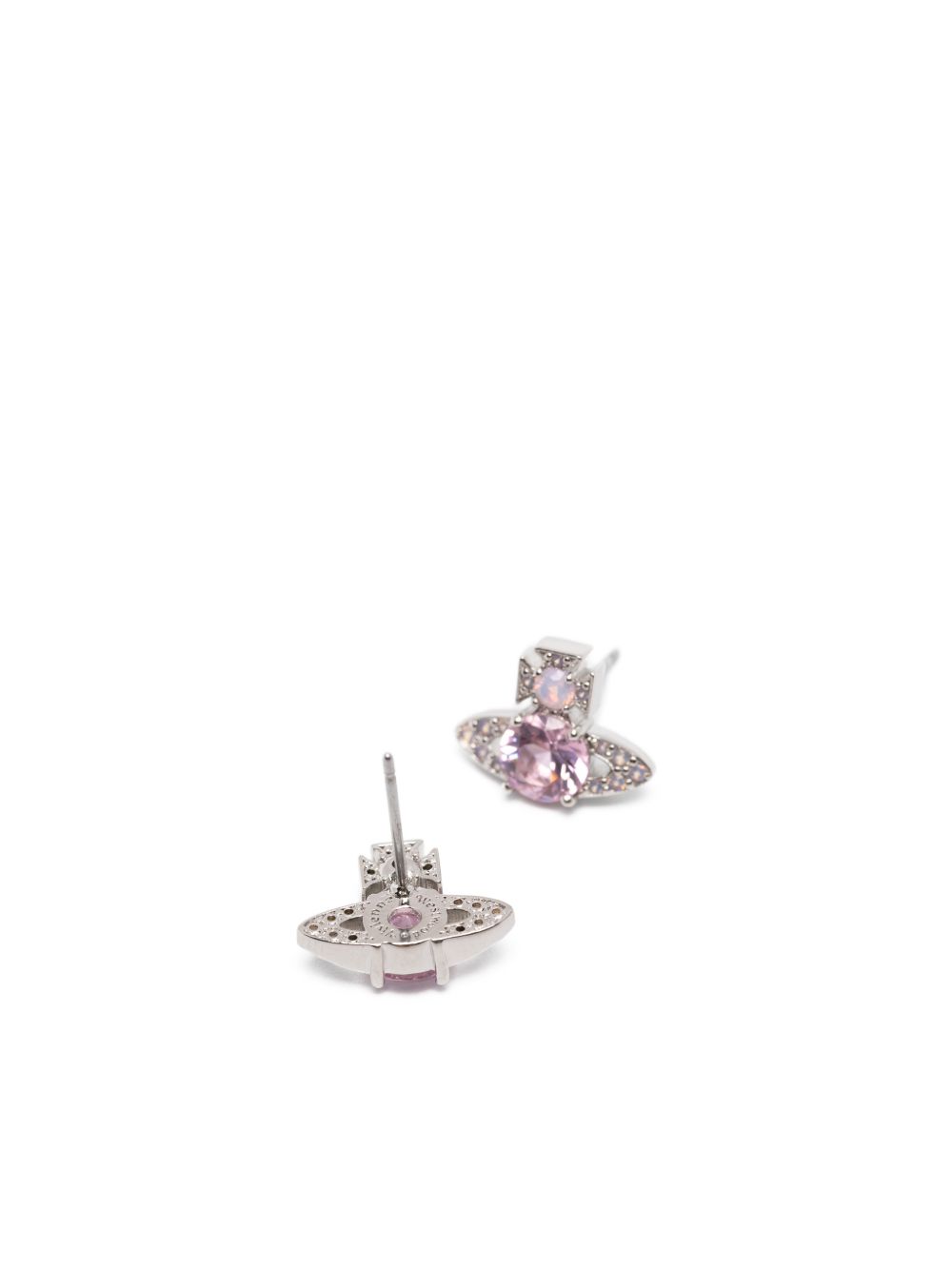 Pink Orb Pendant Earrings