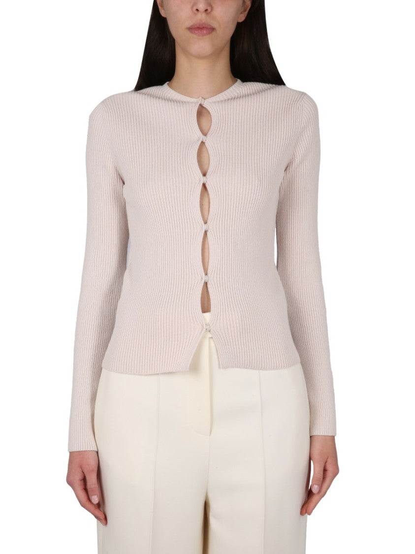 Ribbed Cotton Cardigan