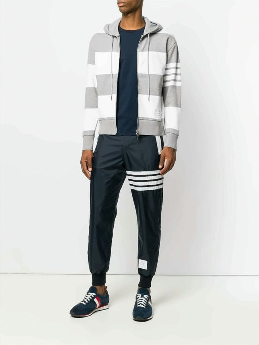 Short-Sleeved Cotton T-Shirt with Signature Stripe