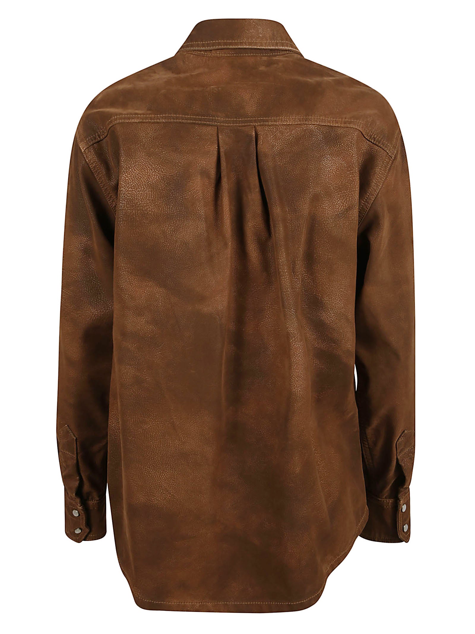 Vintage Faux Leather Shirt