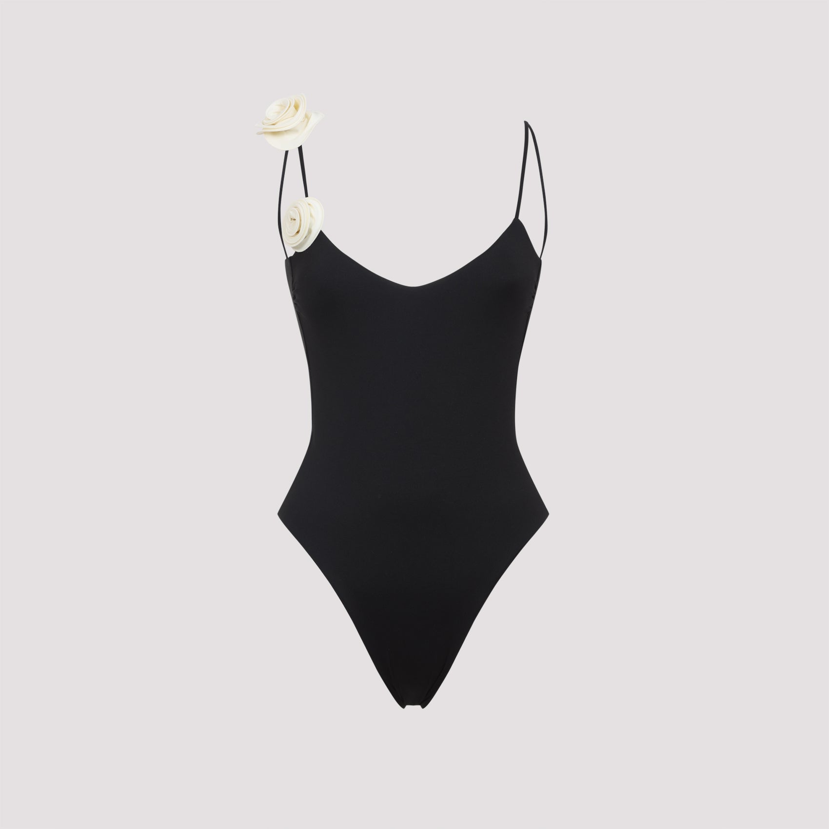 One-Piece Swimwear with V-Neck
