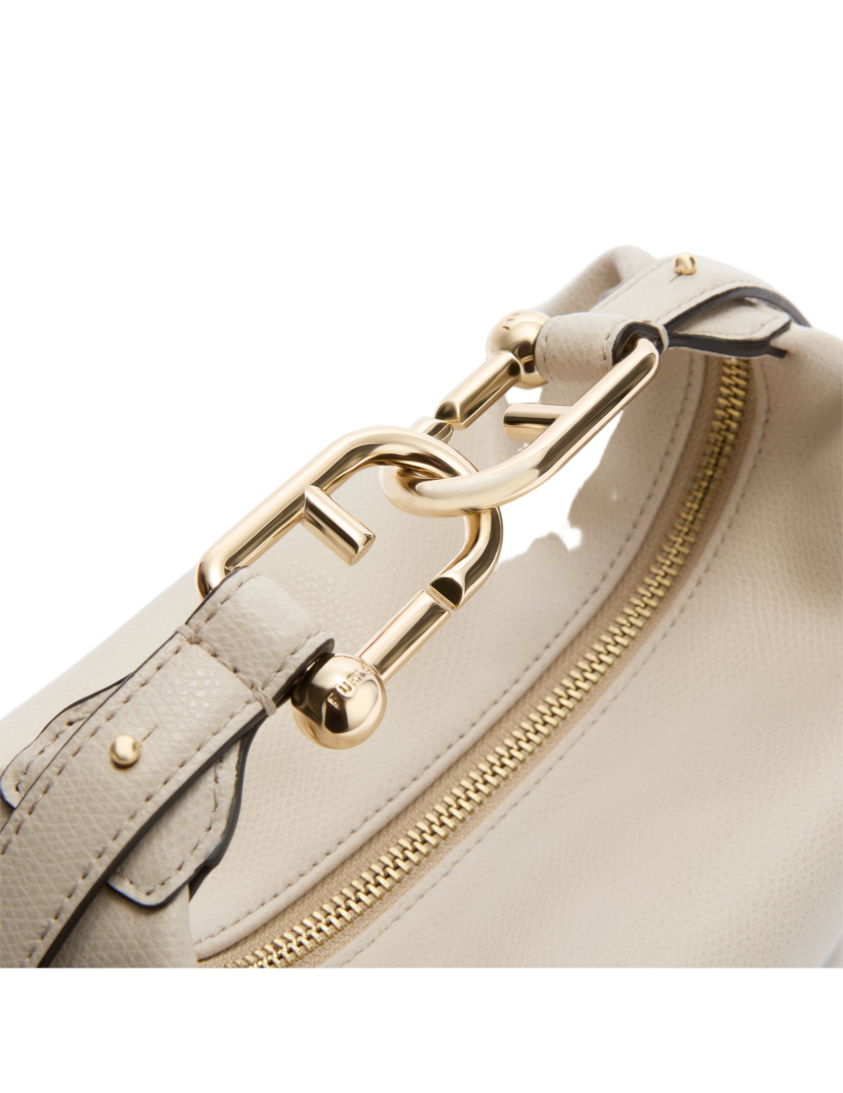 Tonie Mini Hobo Bag In Sand Leather