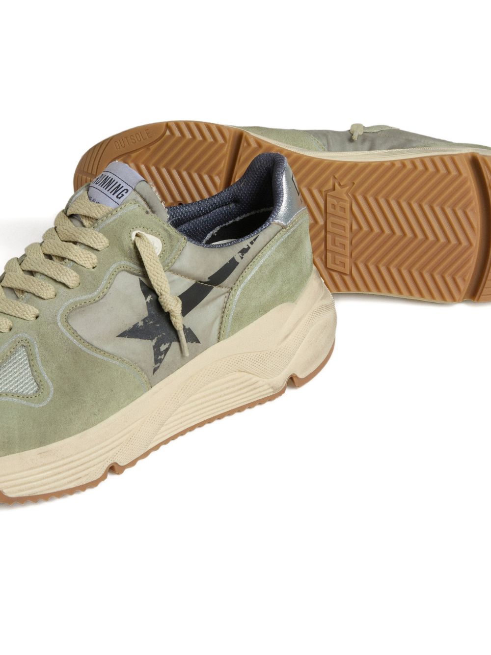 Silk And Nylon Graphic Detail Sneakers