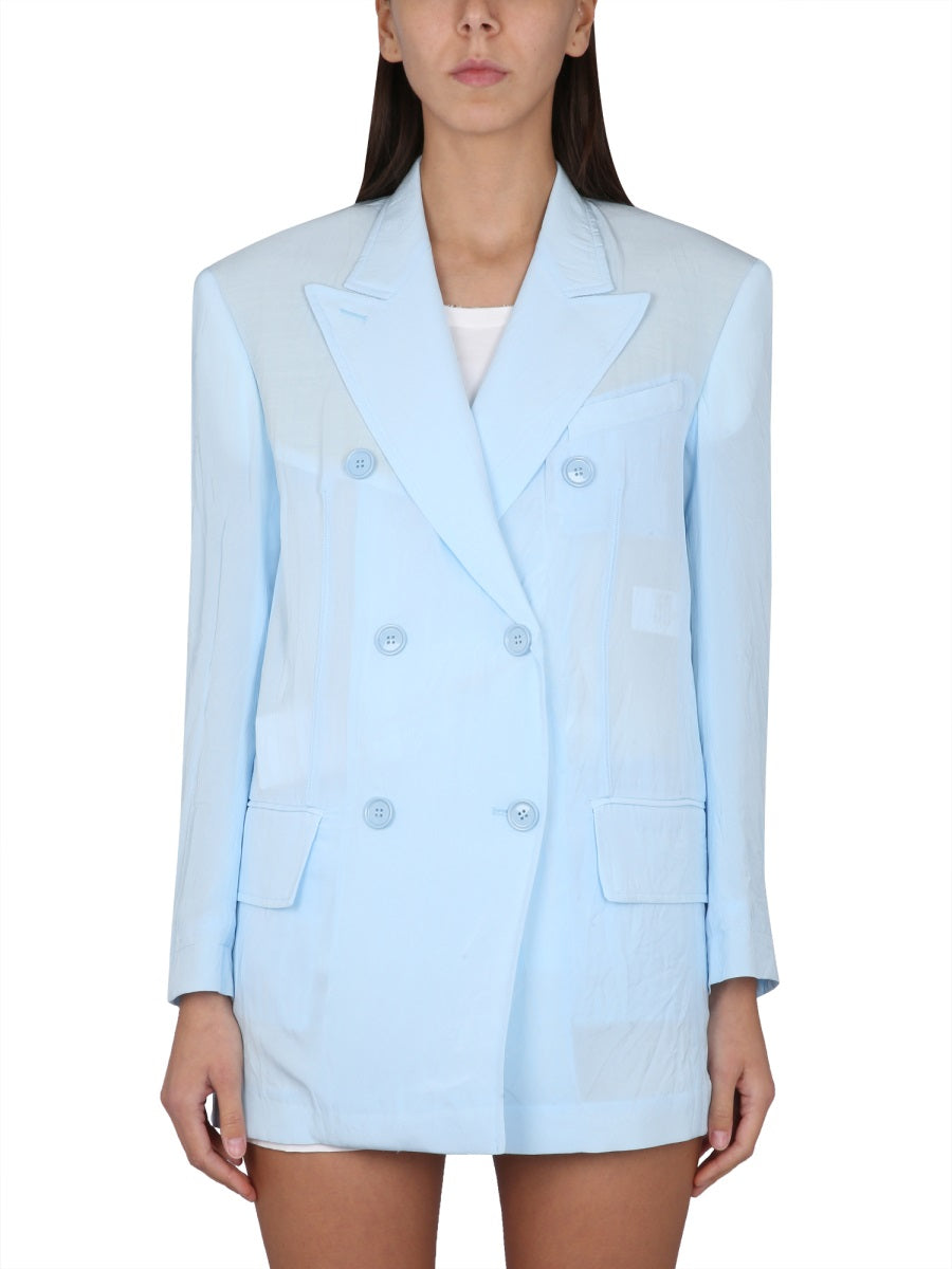 Double-Breasted Jacket with Structured Silhouette