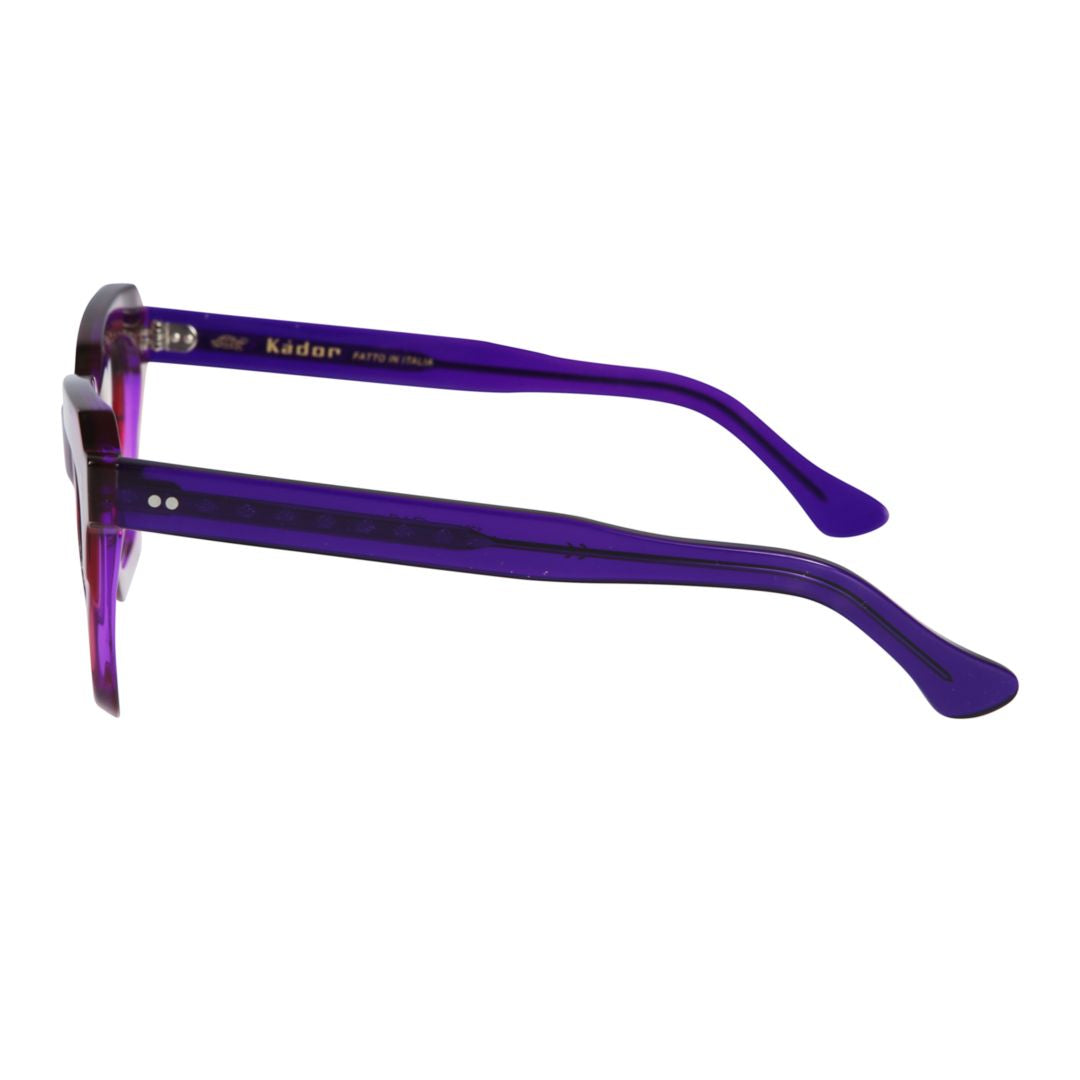 Kallima Oversized Gradient Sunglasses with Silver Rivet Details