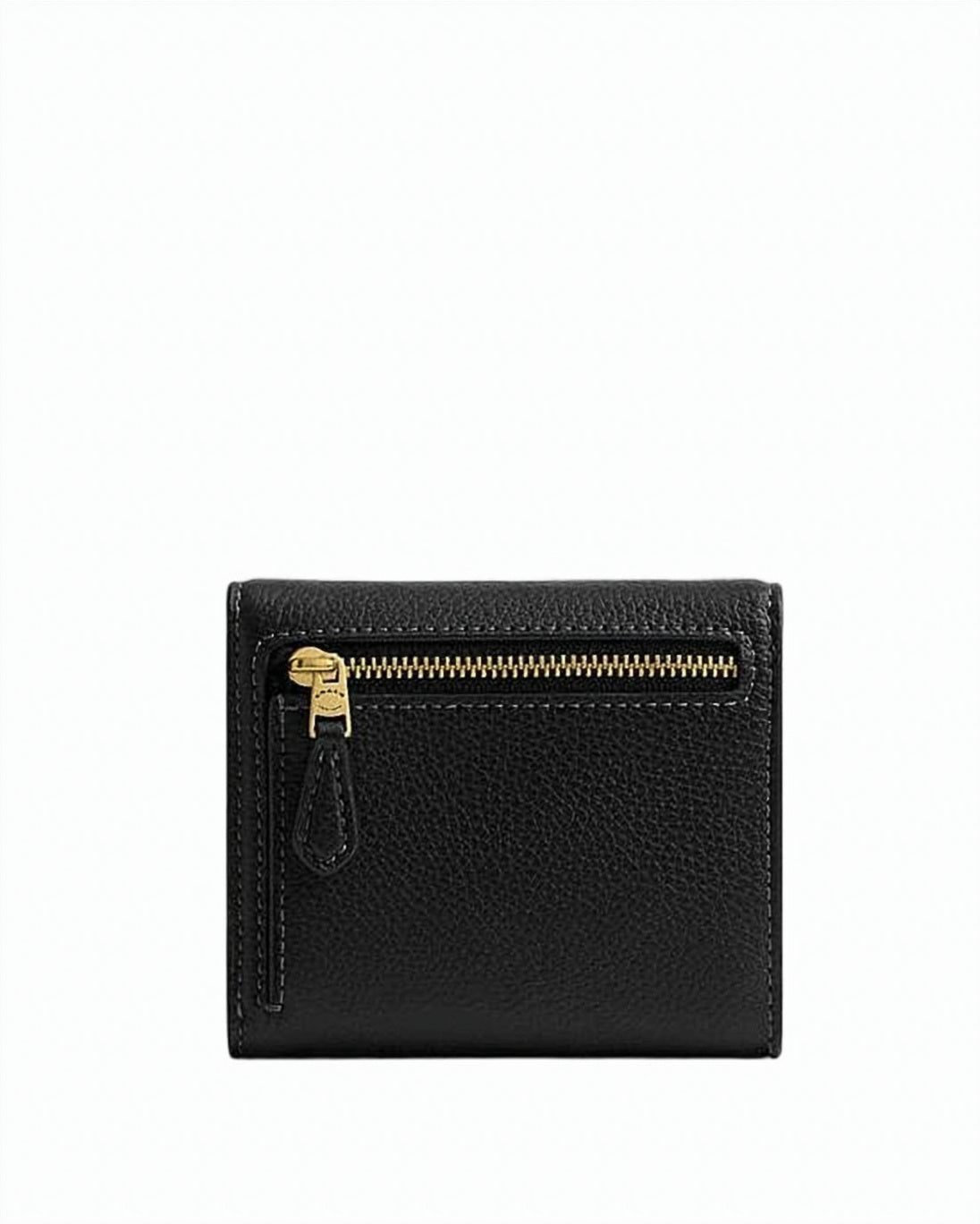 Compact Textured Calf Leather Wallet