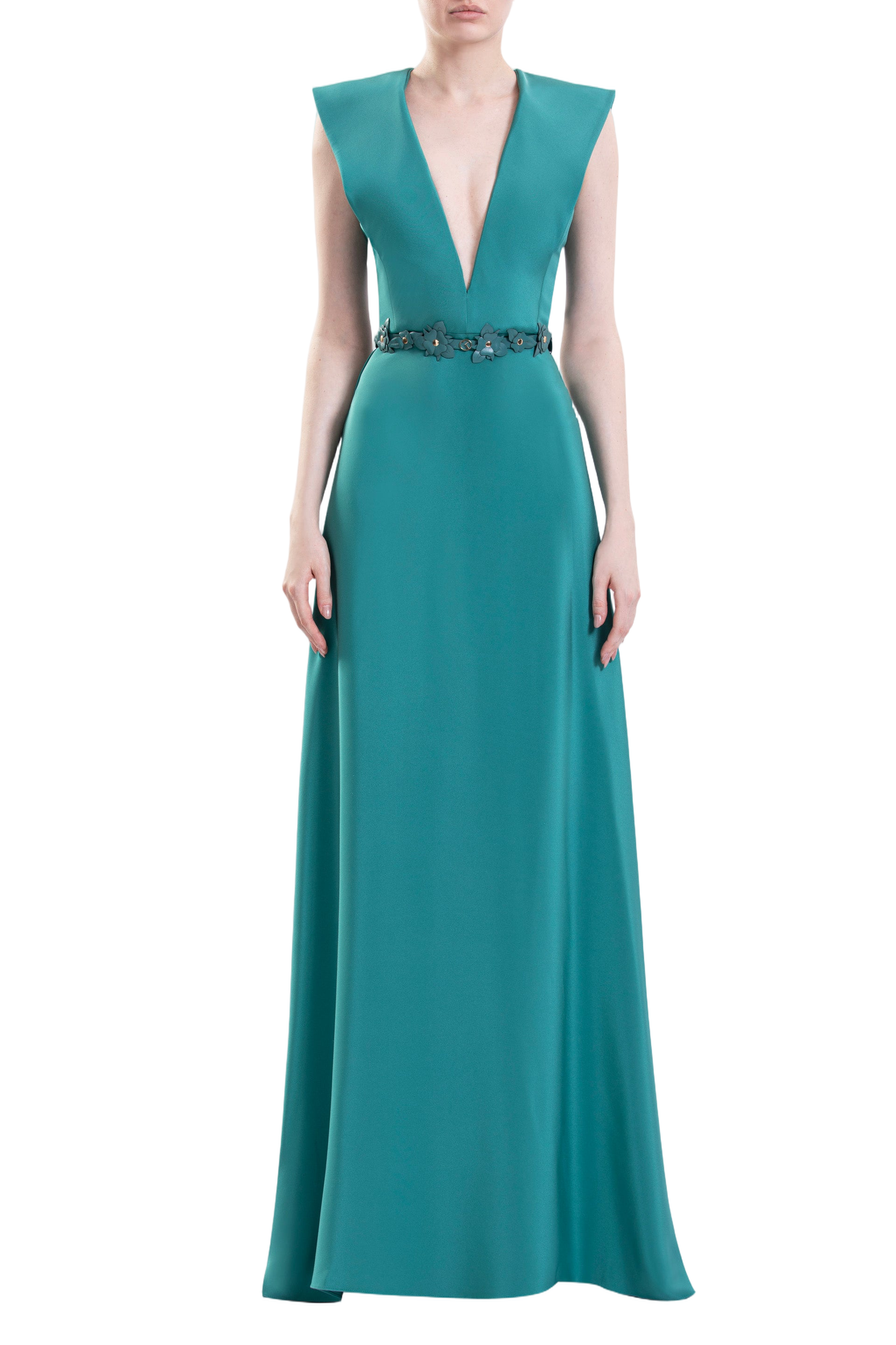 Plain Crepe Dress