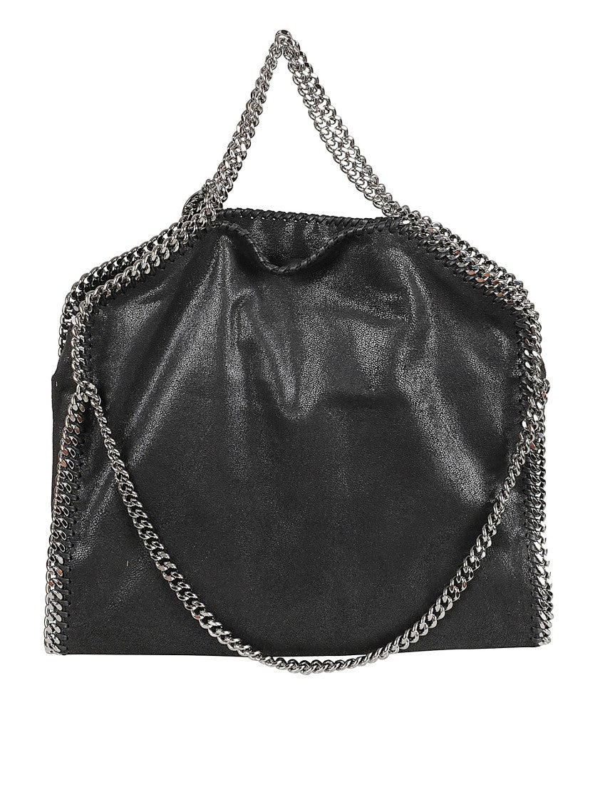 Slouch Body Handbag With Chain-Link Trim