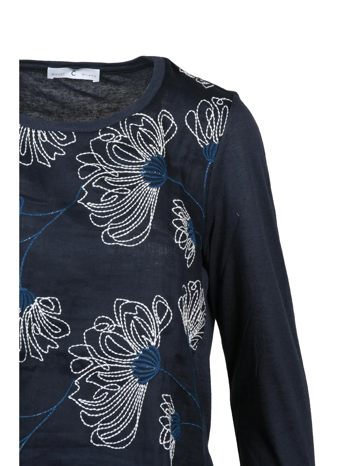 Gauzed T-shirt - Blue