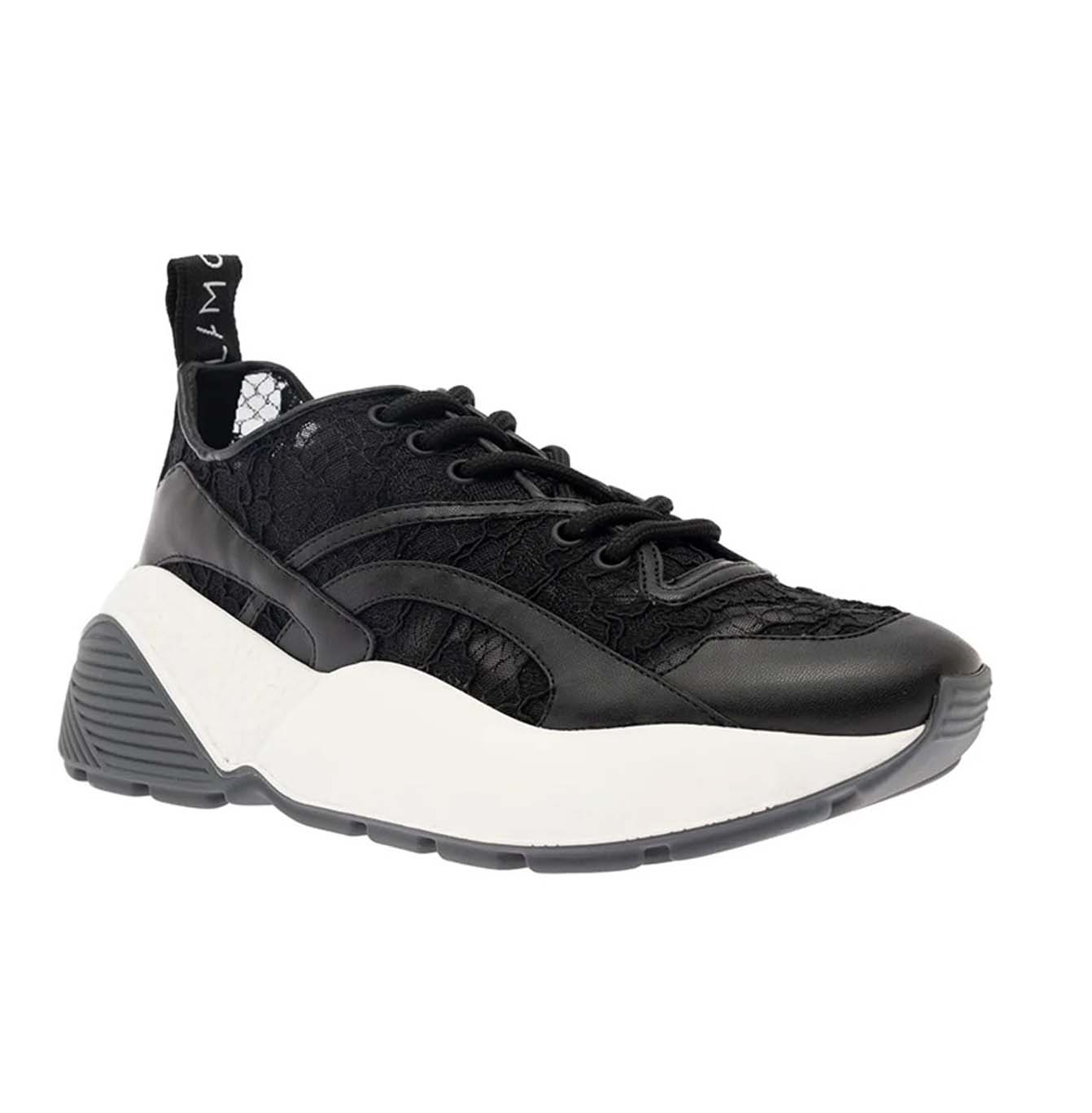 Textured Black Sneakers
