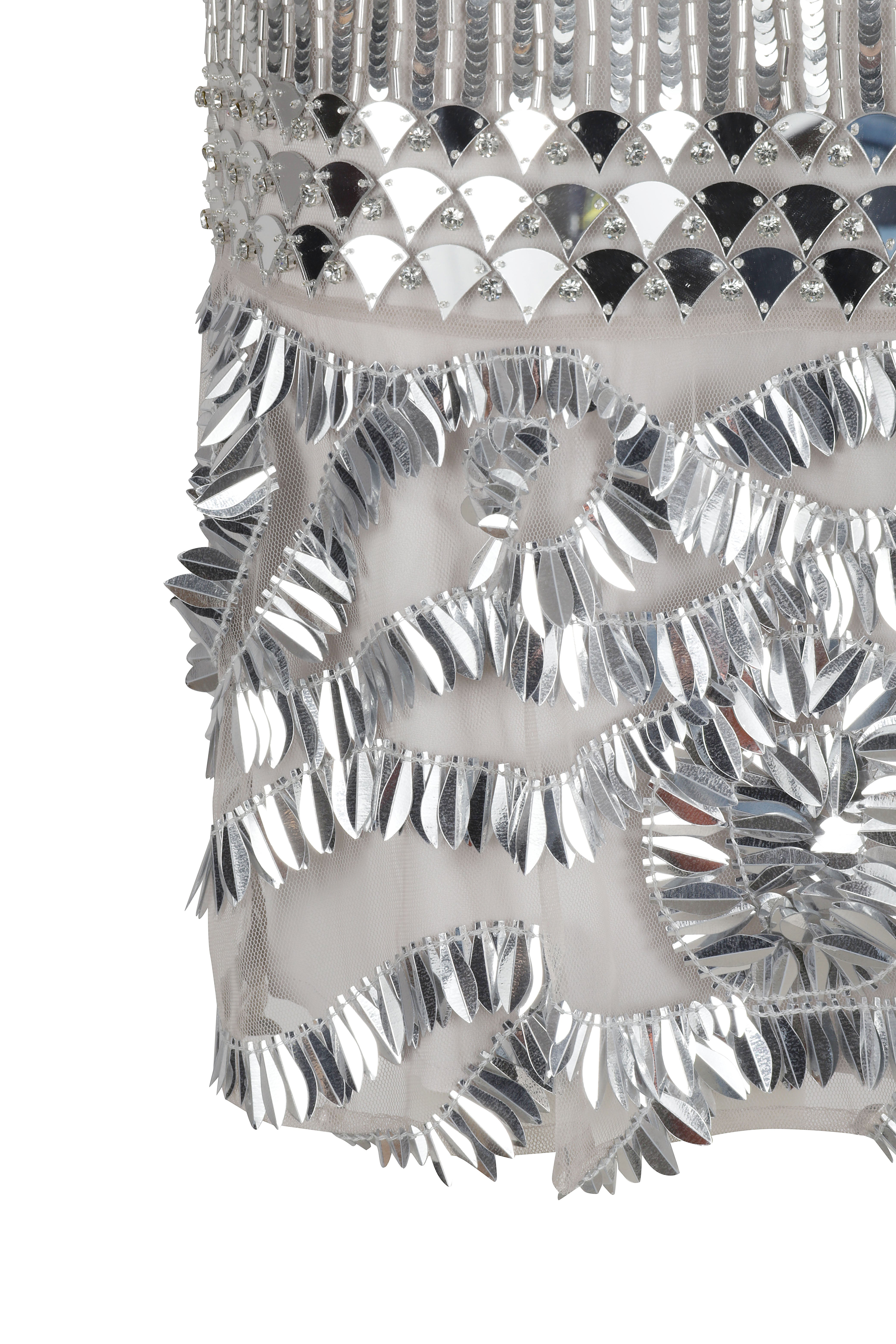 Flowing Grey Skirt with Flattering Waistline