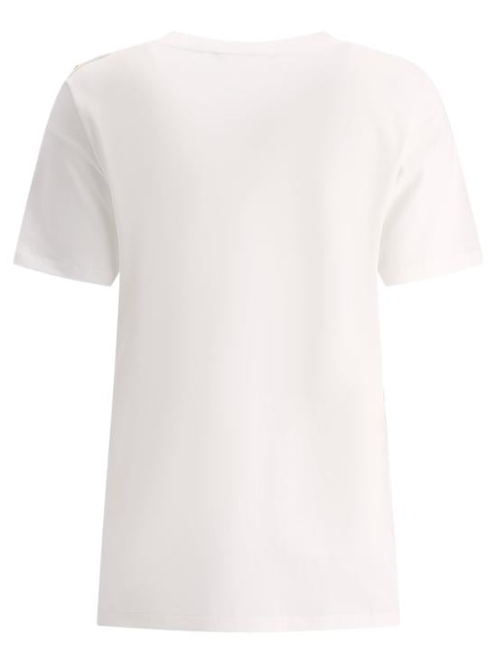 Crew Neck T-Shirt with Bold Paris Print