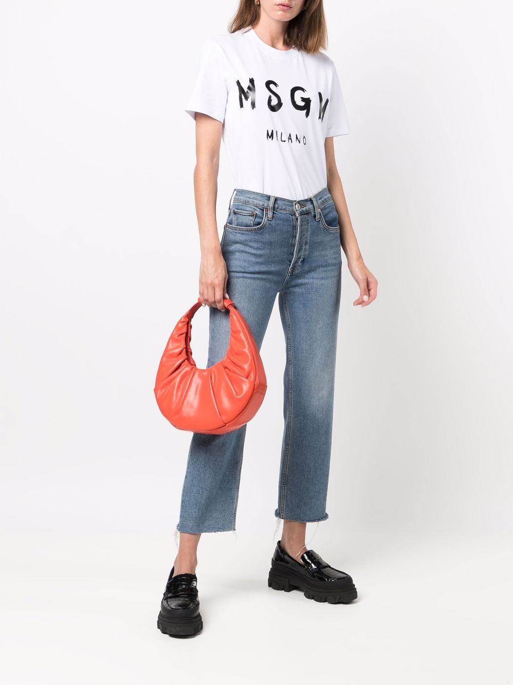 Graffiti logo-print T-shirt