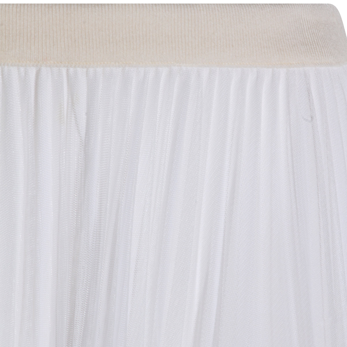 Midi Skirt With Pleated Design