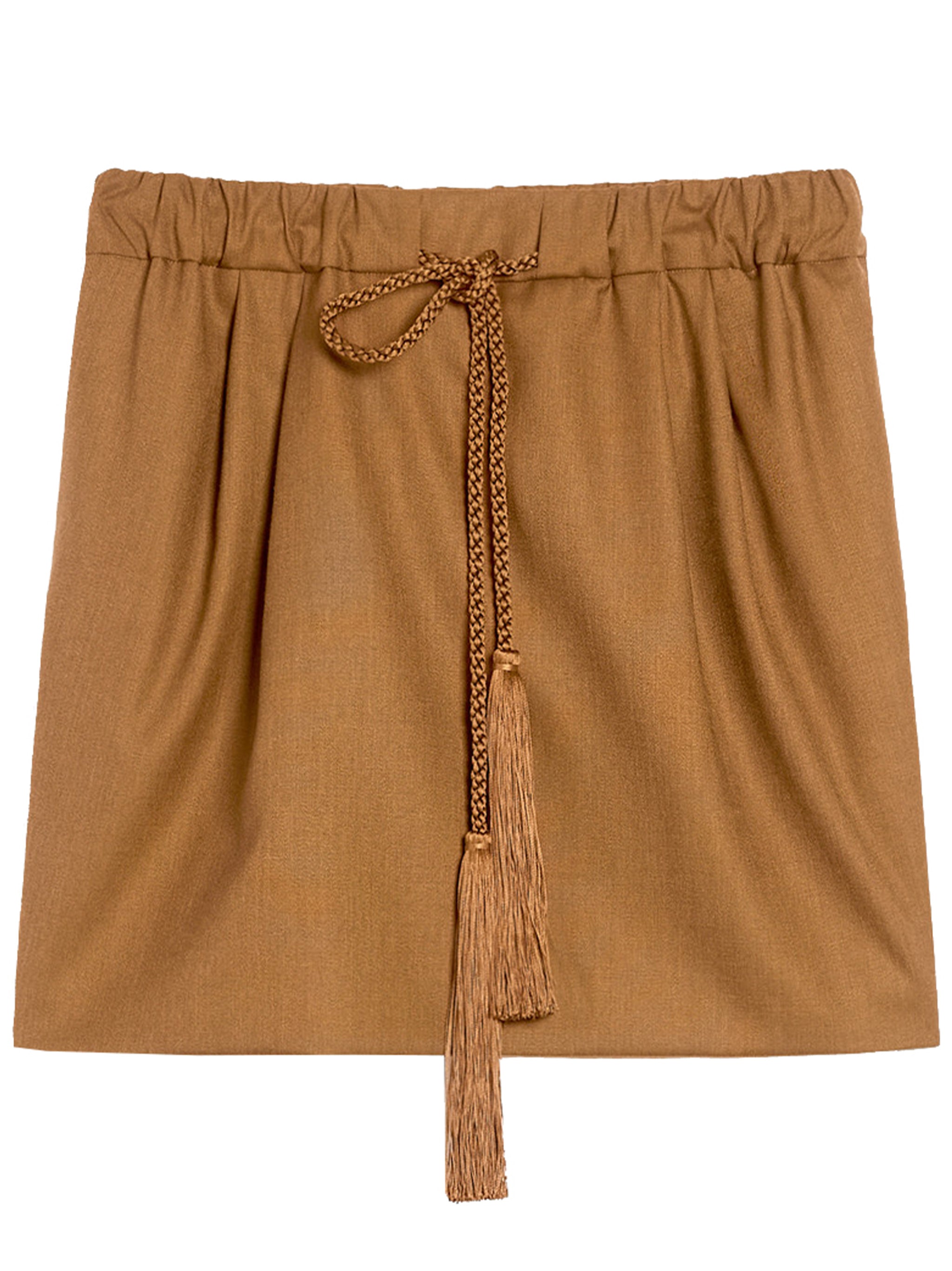 Blue Tabarin Balloon Silhouette Mini Skirt