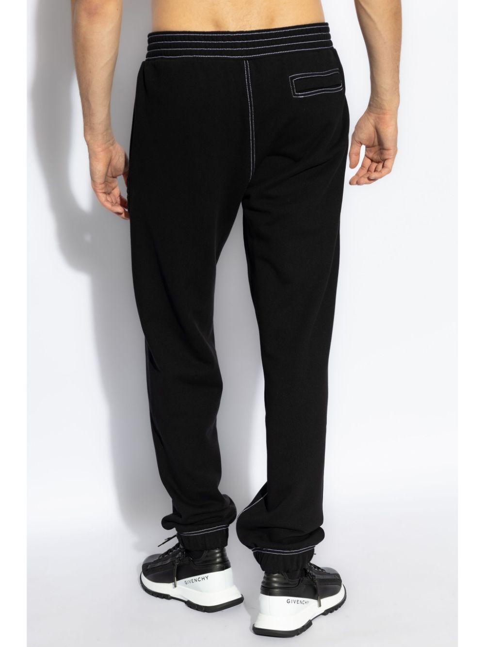 Mid-Rise Black Trousers