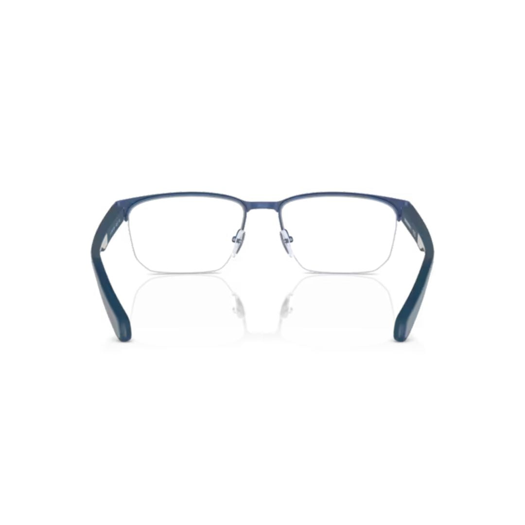 0ea1162 Rectangular Semi-Rimless Metal Sunglasses with Adjustable Nose Pads
