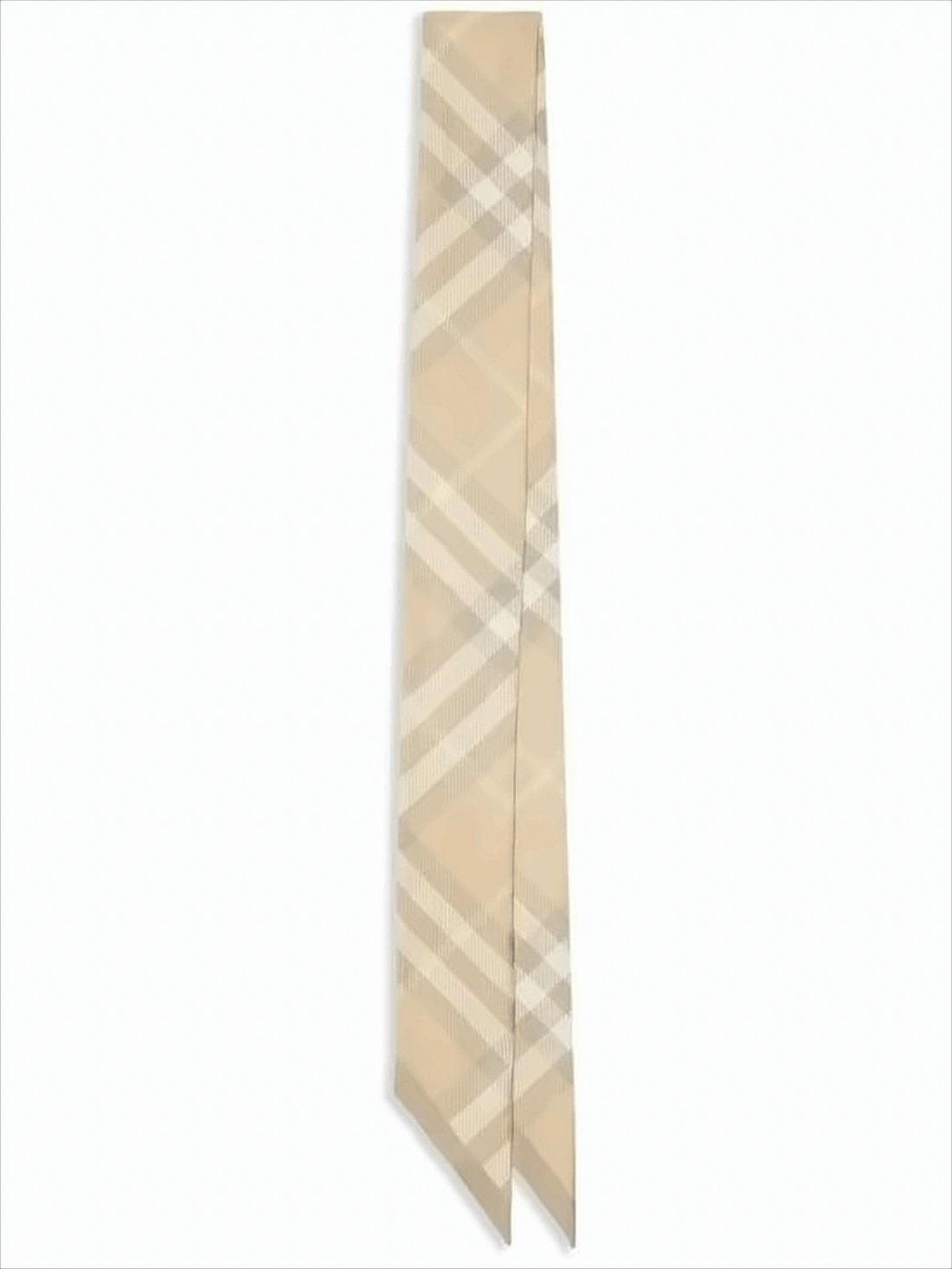 Silk Scarf with Iconic Check Pattern