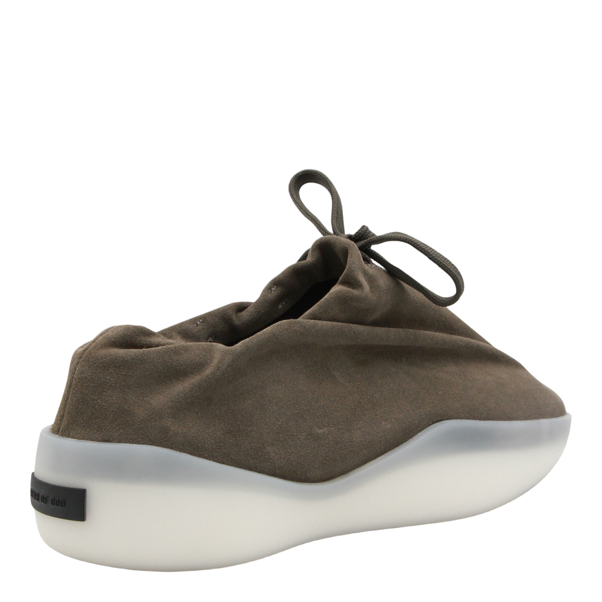 Suede-Like Sneakers with Elasticized Collar
