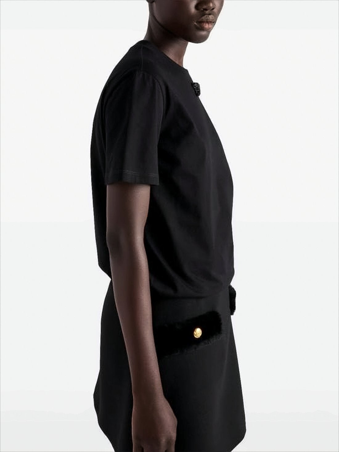 Black Short-Sleeve T-Shirt