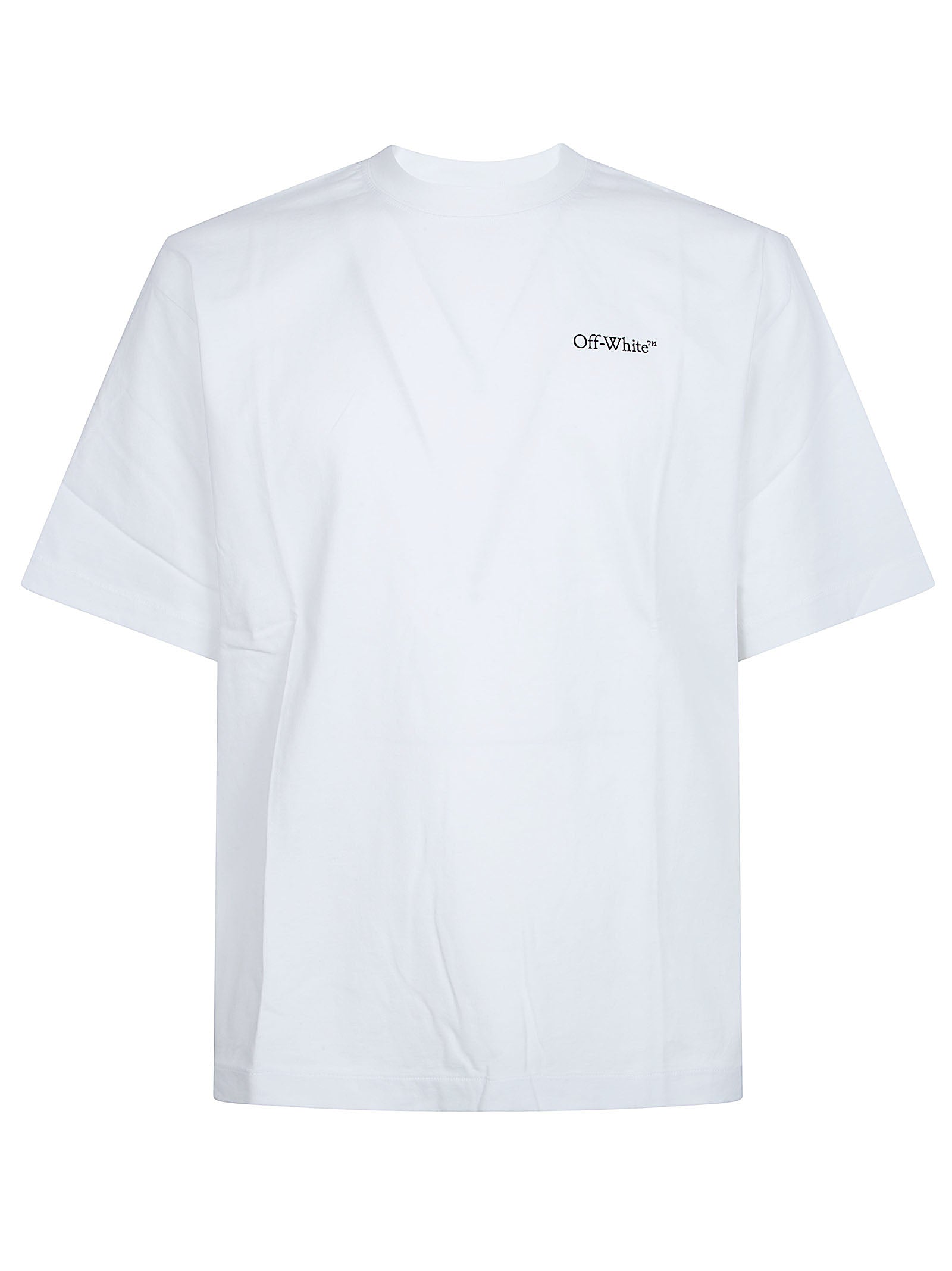 Half Arrow Graphic T-Shirt with Liquid Ink Detailing