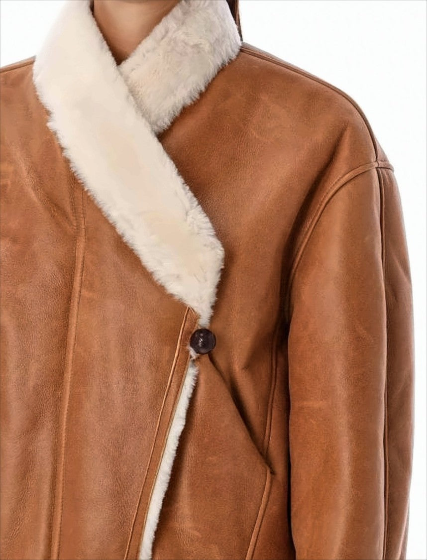 Cropped Jacket in Smooth Lambskin