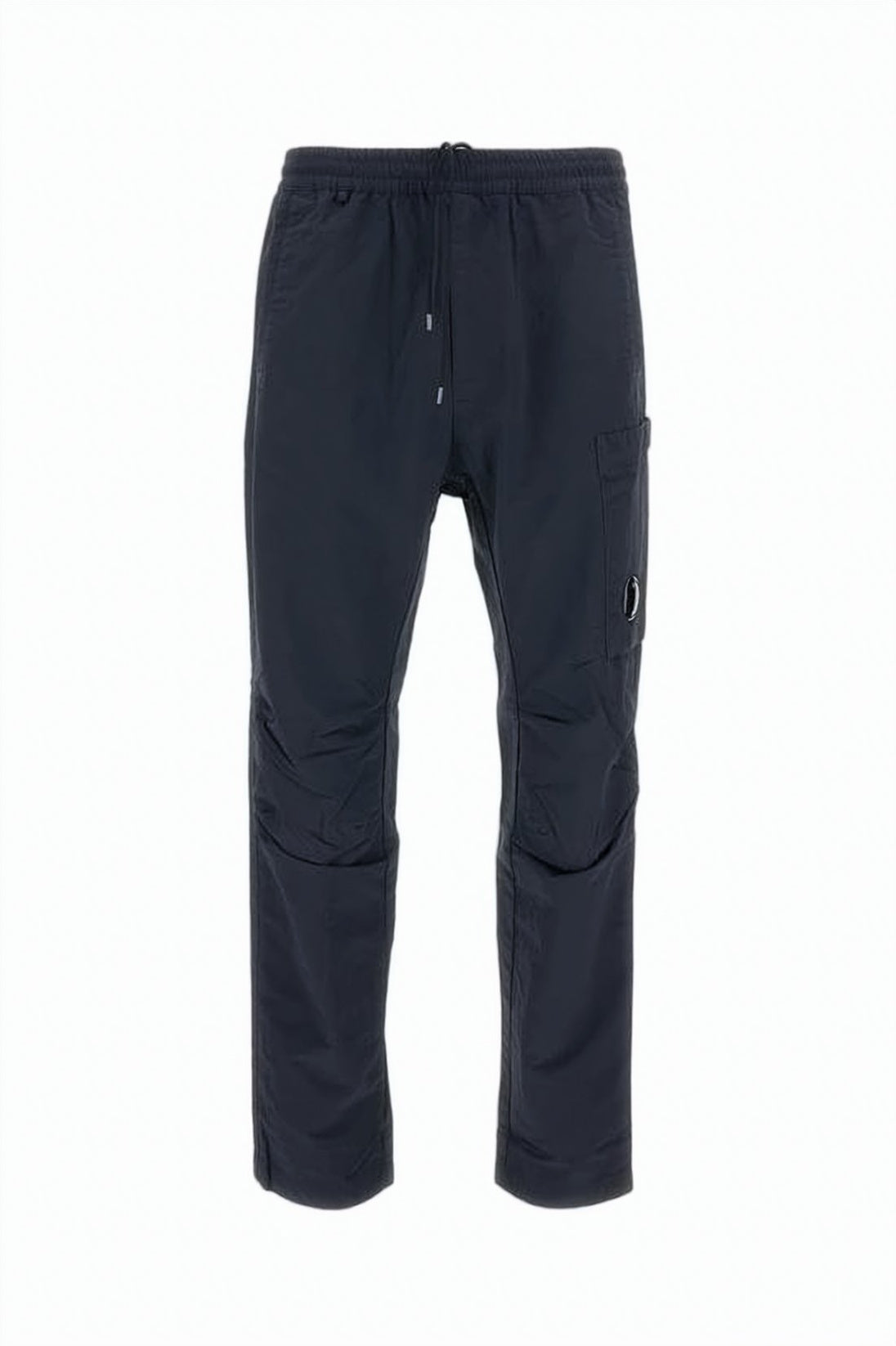 Straight-Leg Trousers with Elastic Waistband