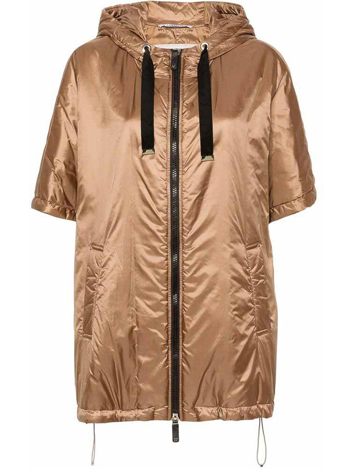 Short Padded Jacket with Smooth Finish