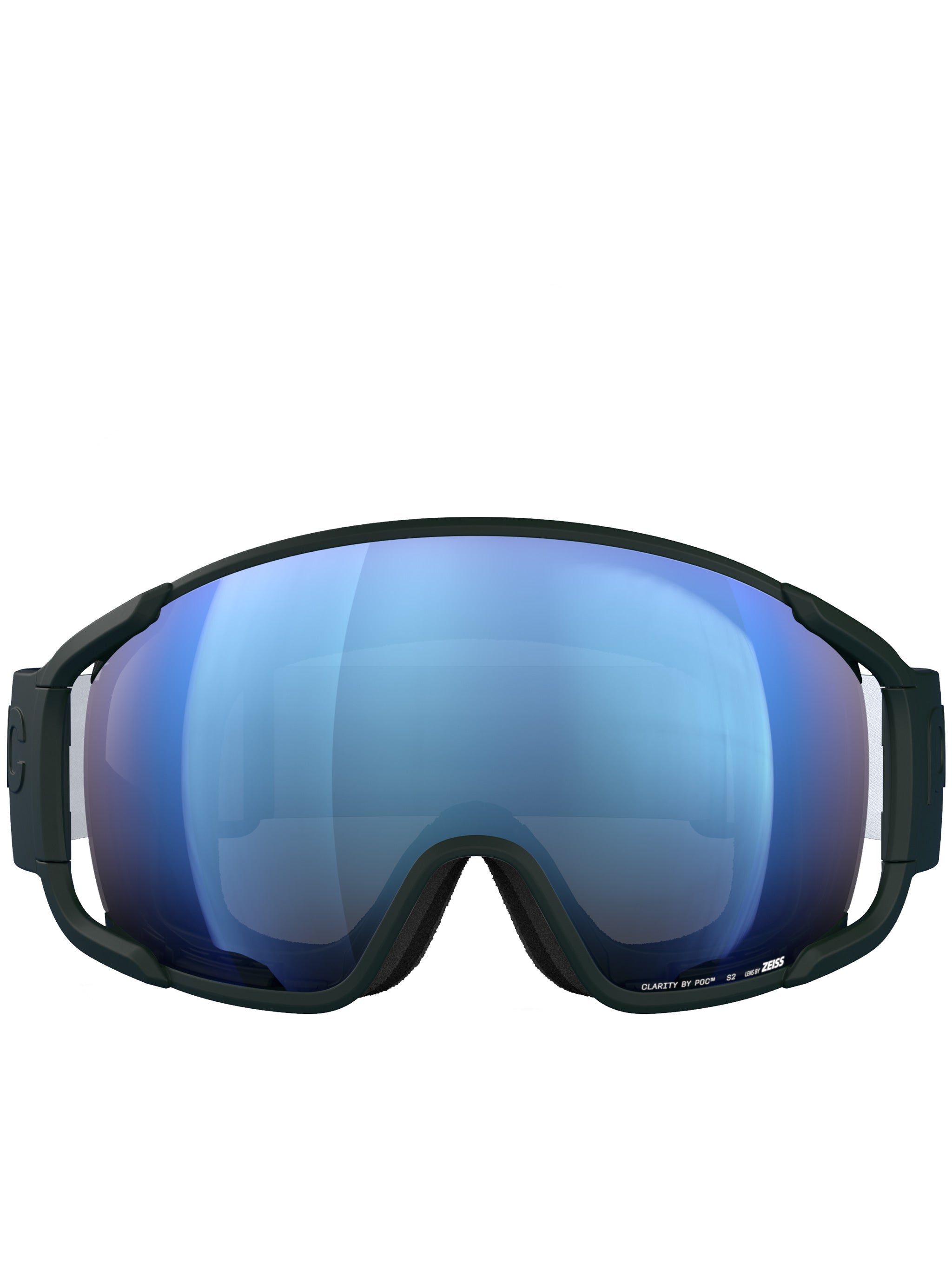Black Zonula Wraparound Reflective Ski Goggle
