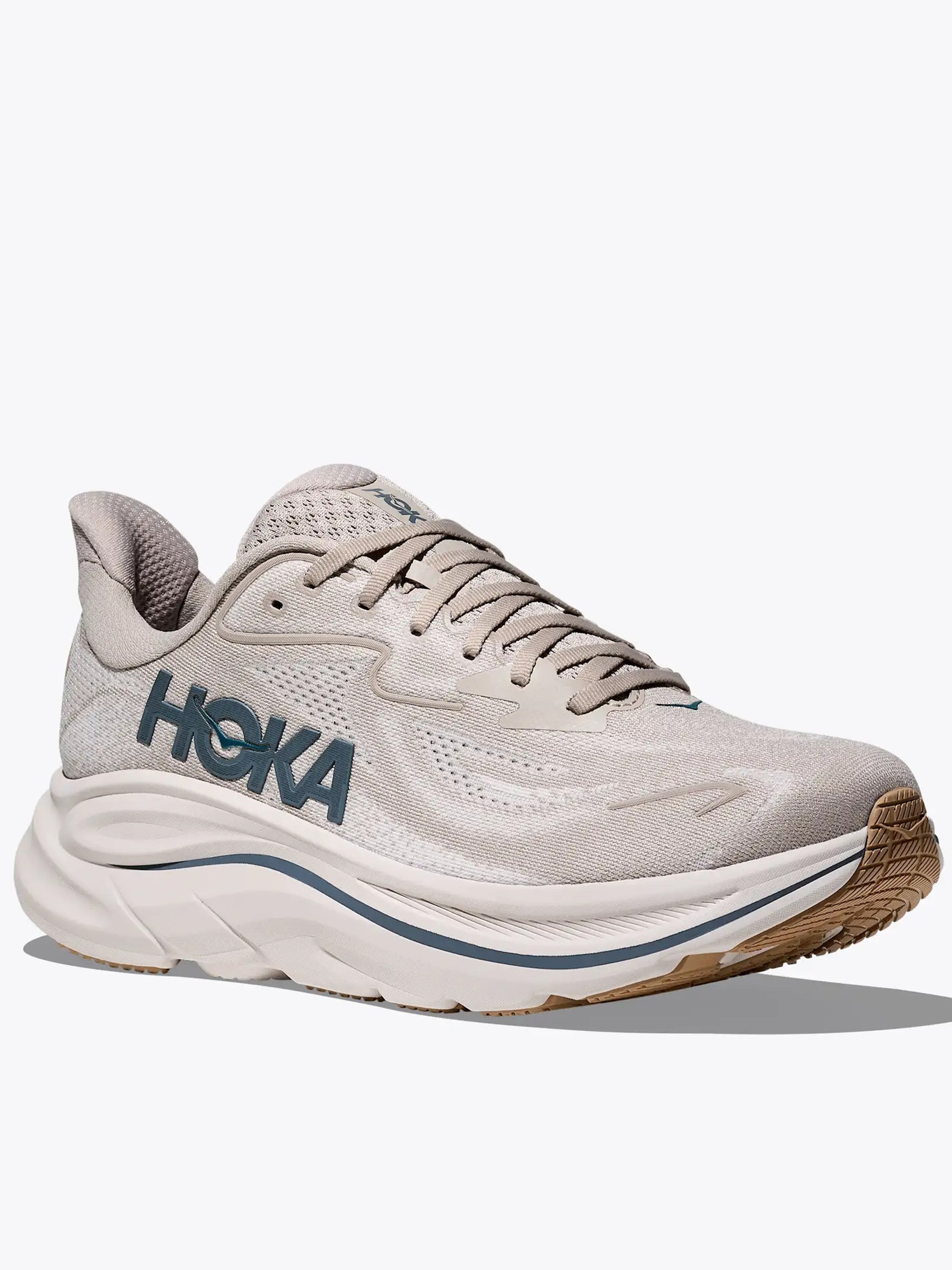 Beige Clifton 10 Cushioned Mesh Sneakers