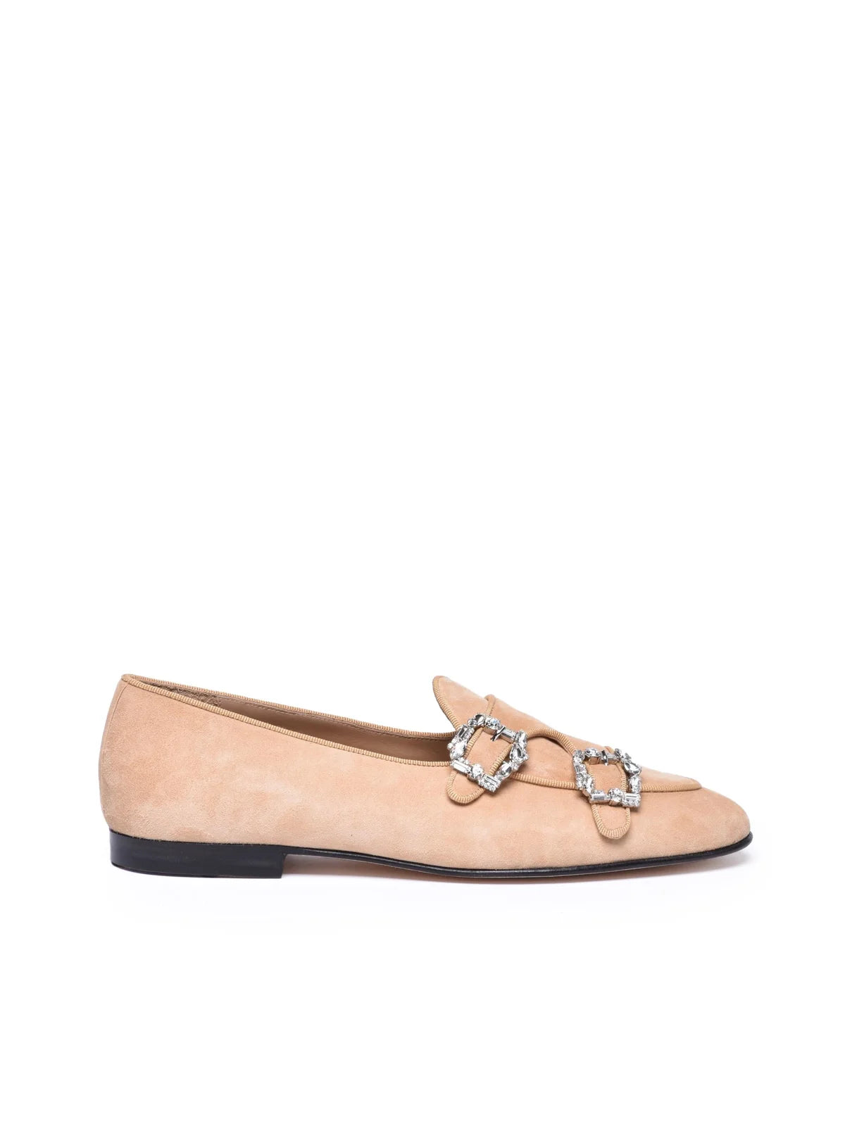 Beige Suede Leather Men's Suede Loafer