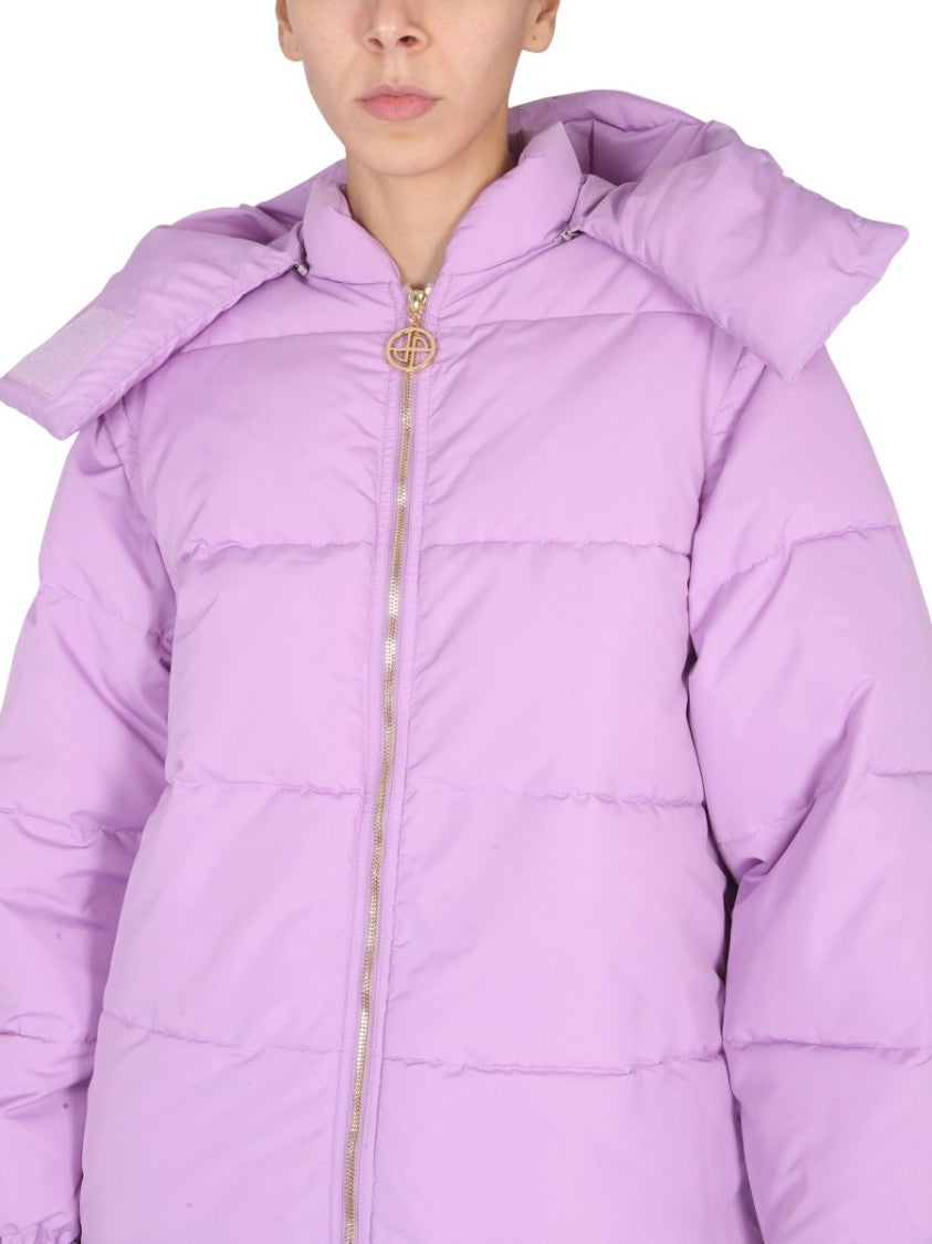 Quilted Hooded Down Jacket