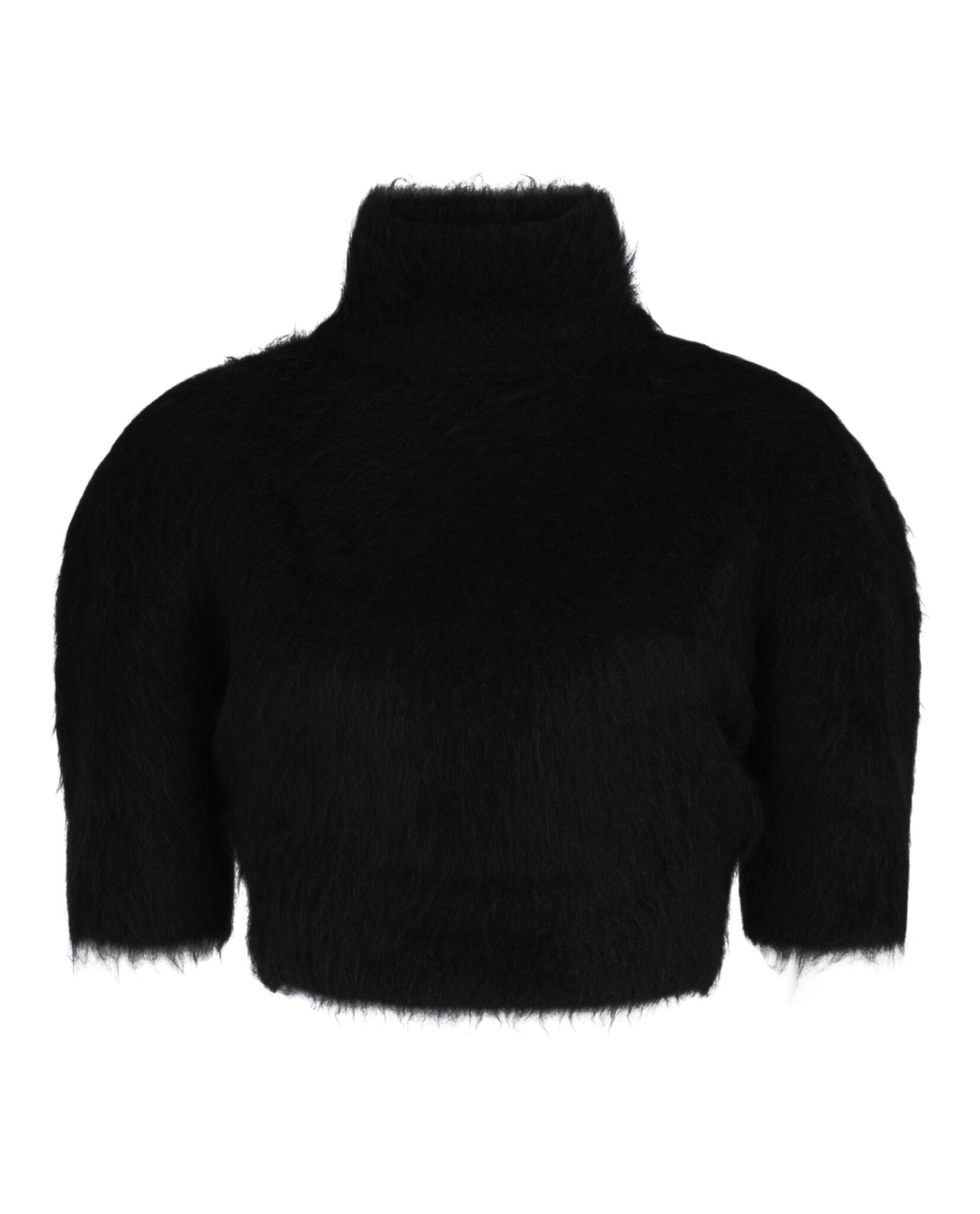 Cropped Wool Sweater