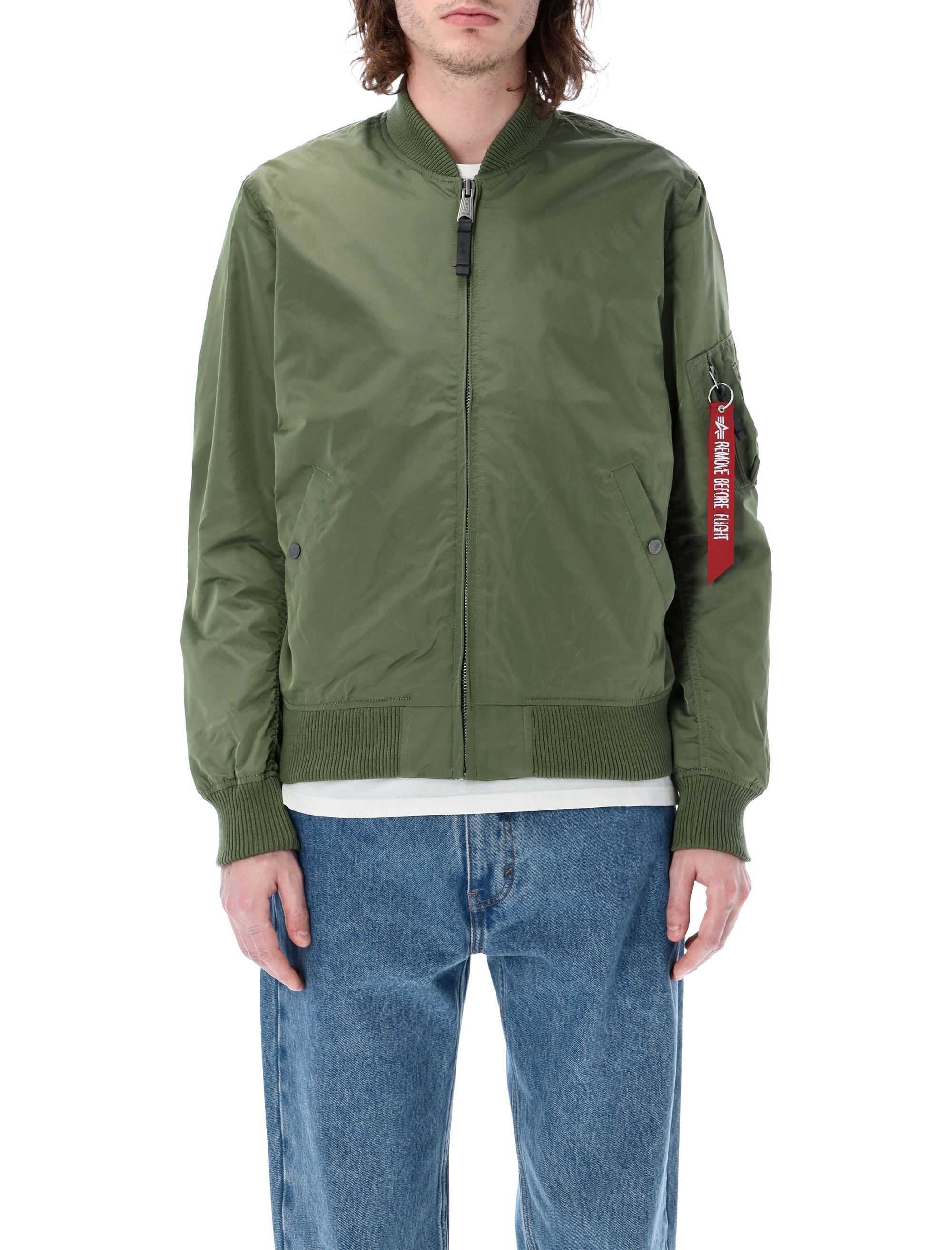 Ma-1 Tt Nylon Bomber Jacket