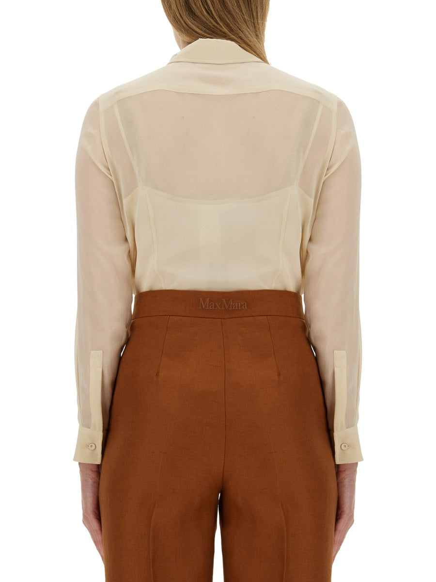 "Summer Clam" Silk Shirt