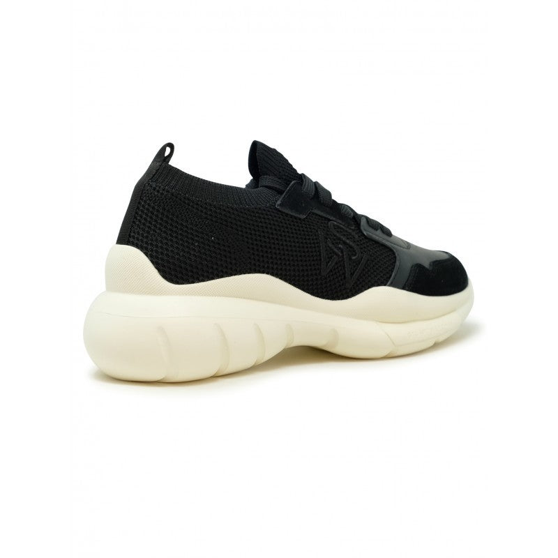 Sh301 Black Calf Leather Sw 5050 Trainers